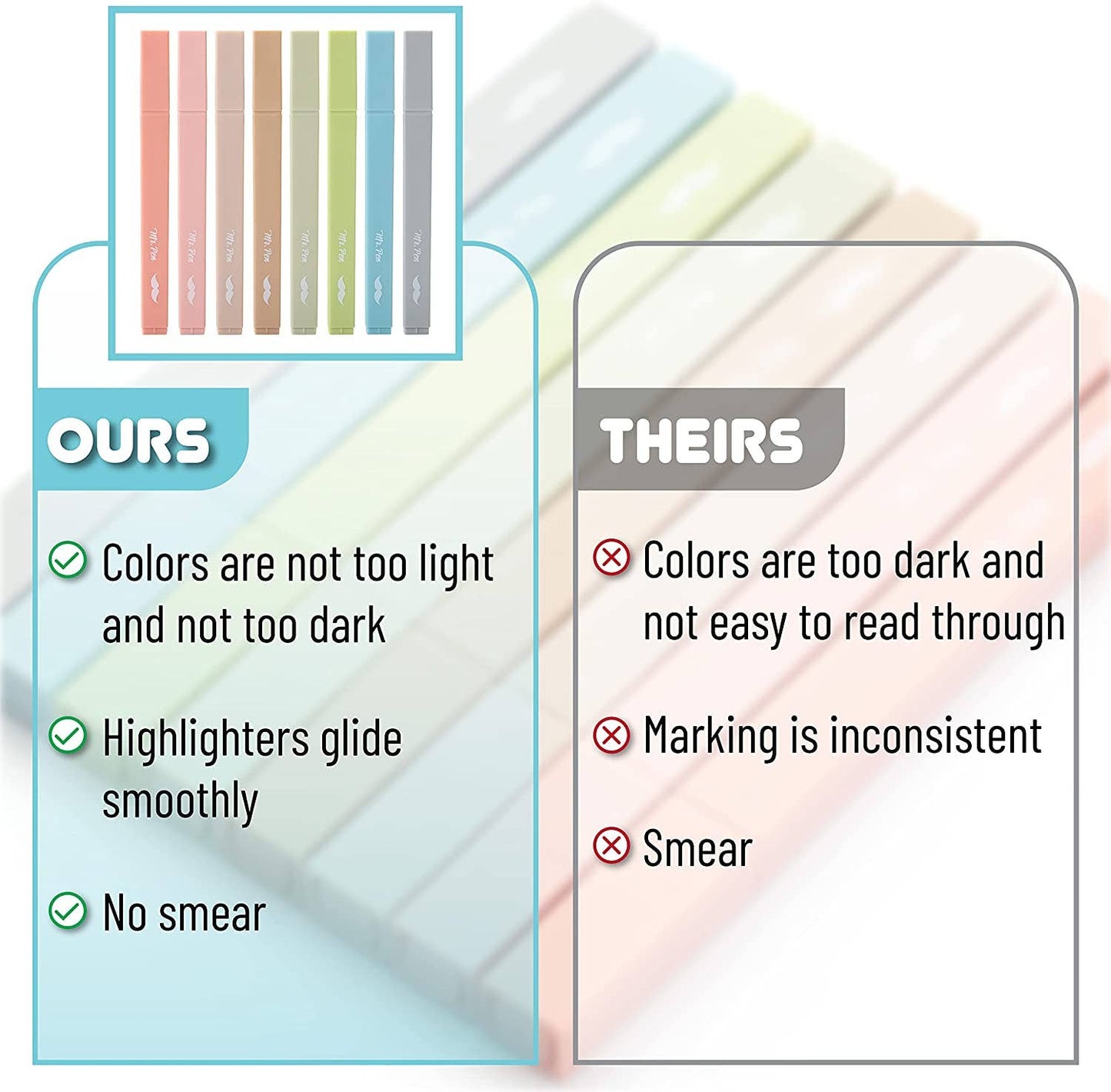 
                  
                    Soft Tone Chisel Tip Highlighters: Set of 8
                  
                