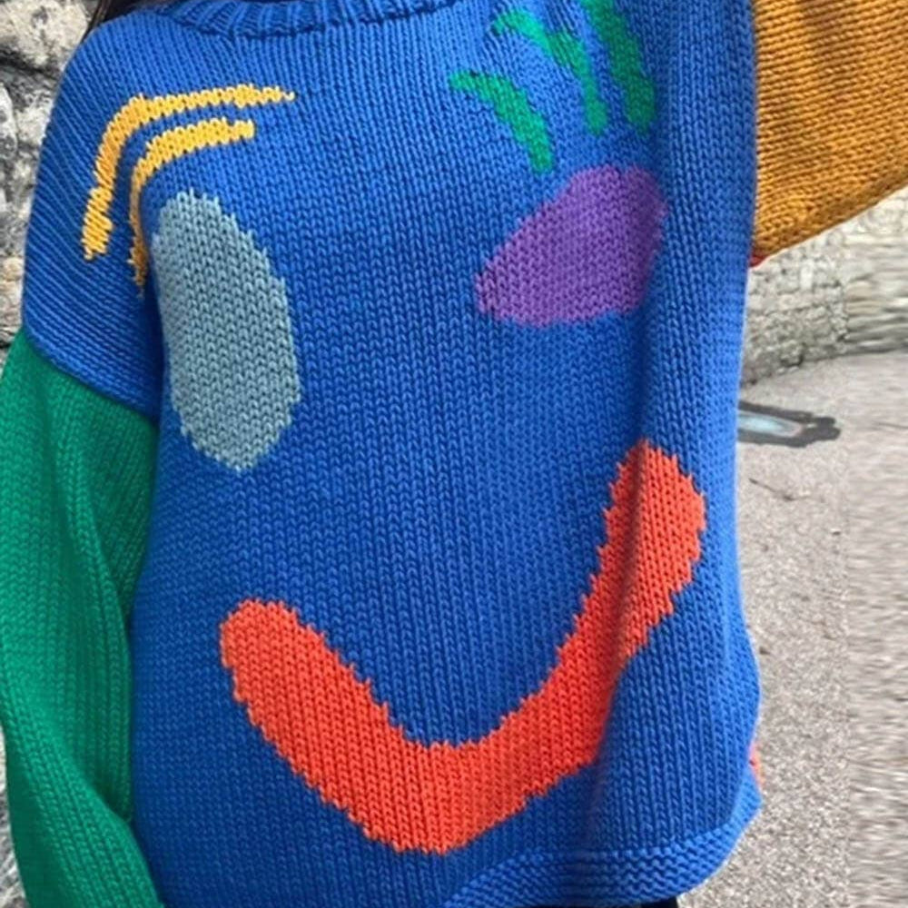 
                  
                    Give A Wink Knit Sweater
                  
                