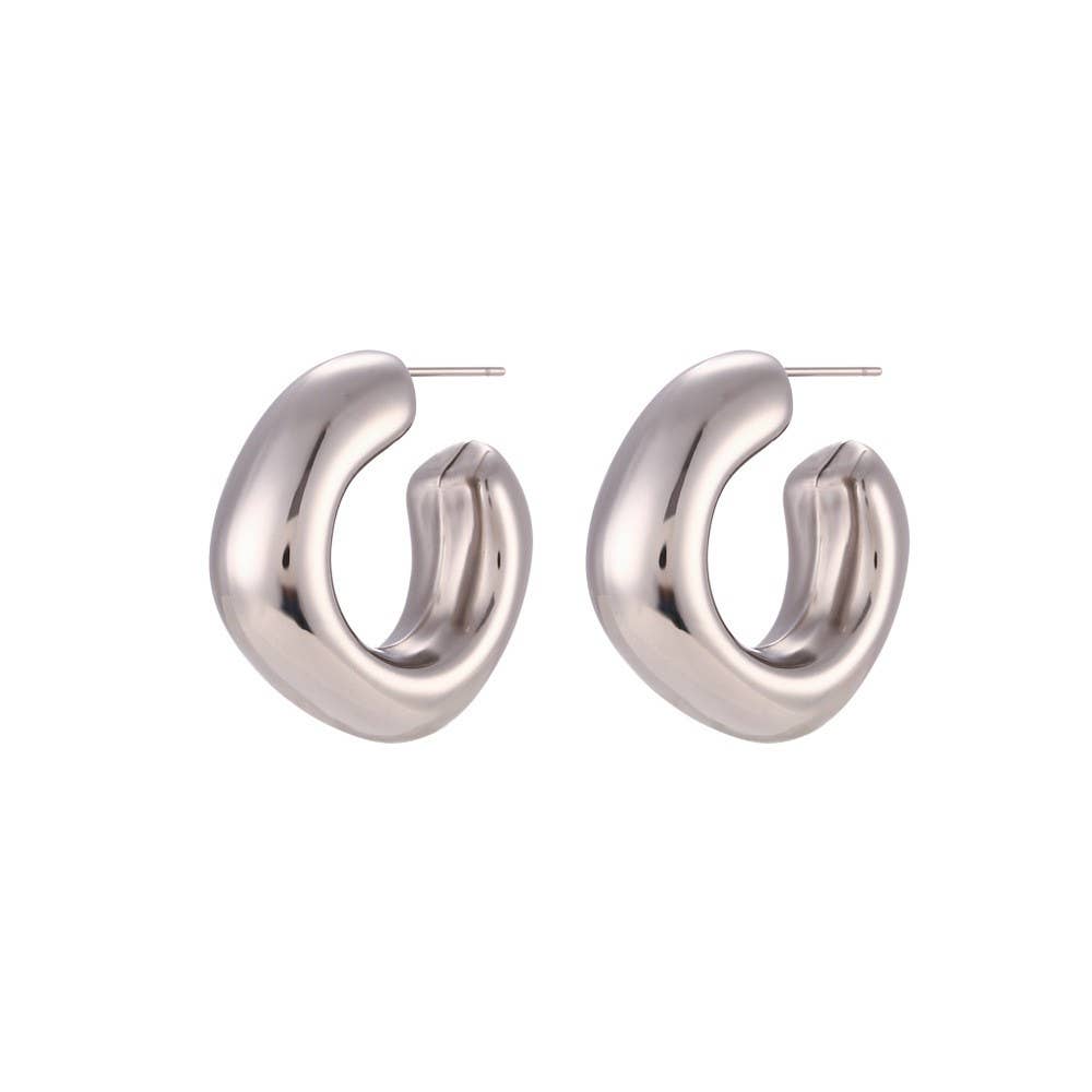 
                  
                    Chunky Open Hoops
                  
                