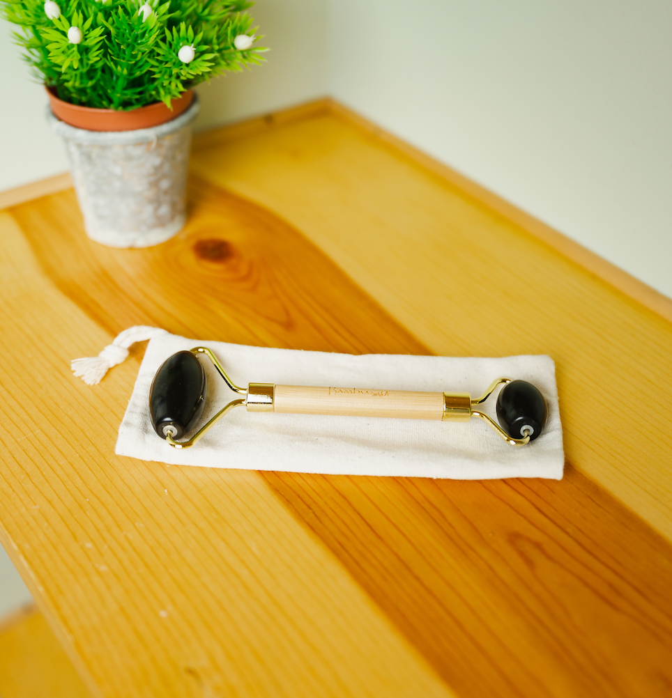 
                  
                    Stone + Bamboo Facial Massage Roller
                  
                