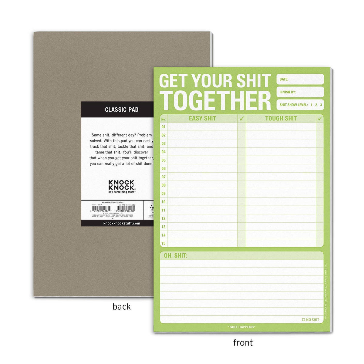 
                  
                    "Get Your Shit Together" Notepad
                  
                