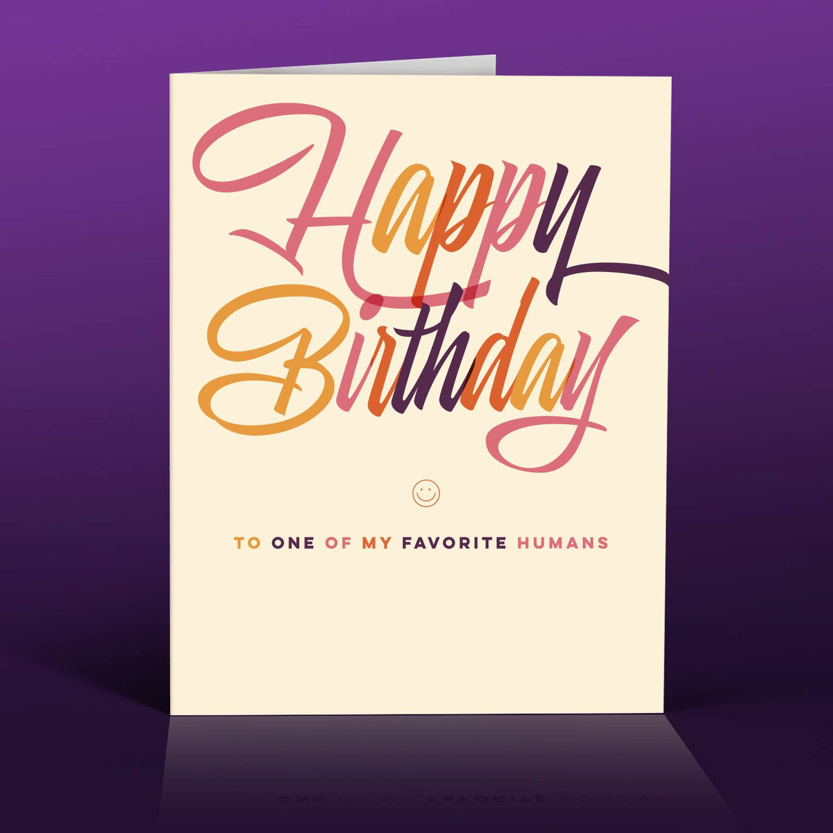
                  
                    Favorite Human Birthday Card
                  
                