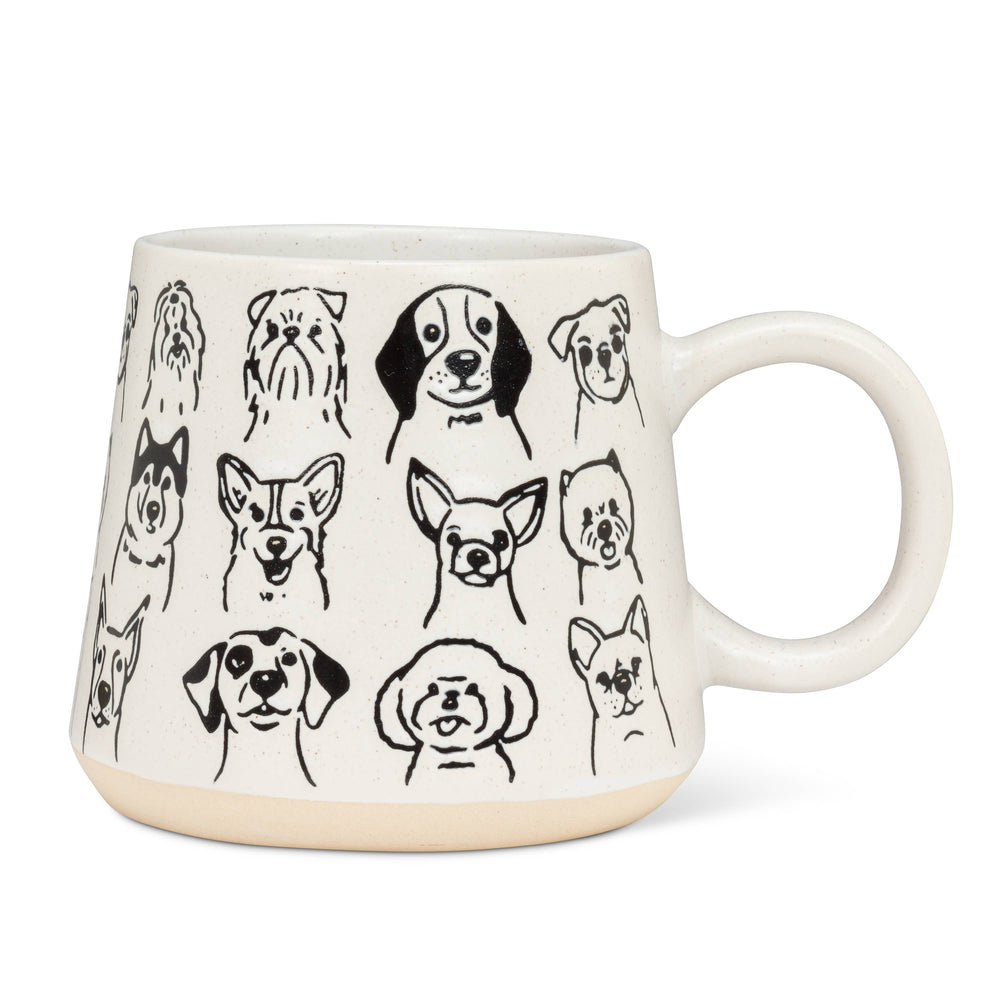 Oversized Mug with Dogs: 17oz