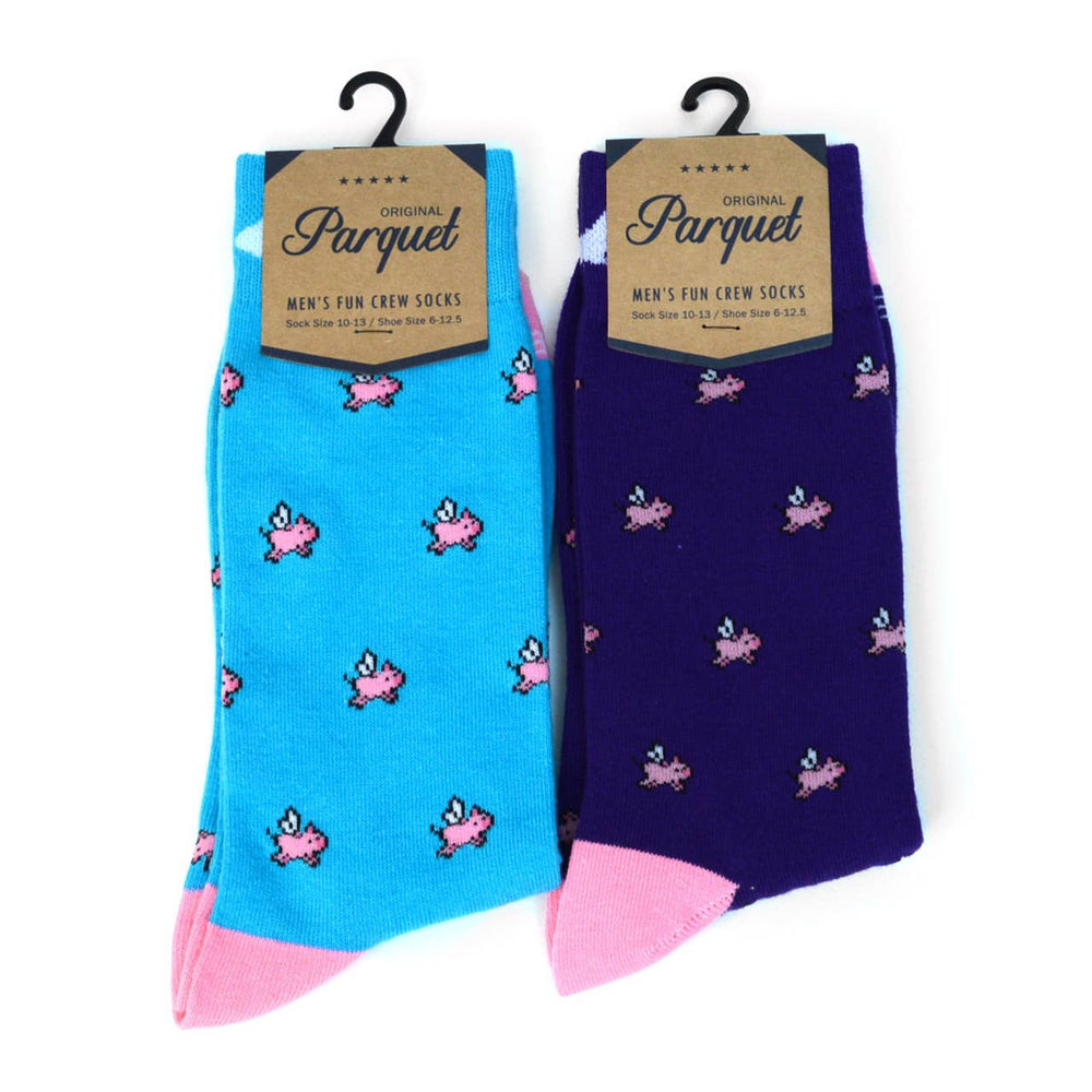 
                  
                    Men's Novelty Socks: Flying Pigs
                  
                