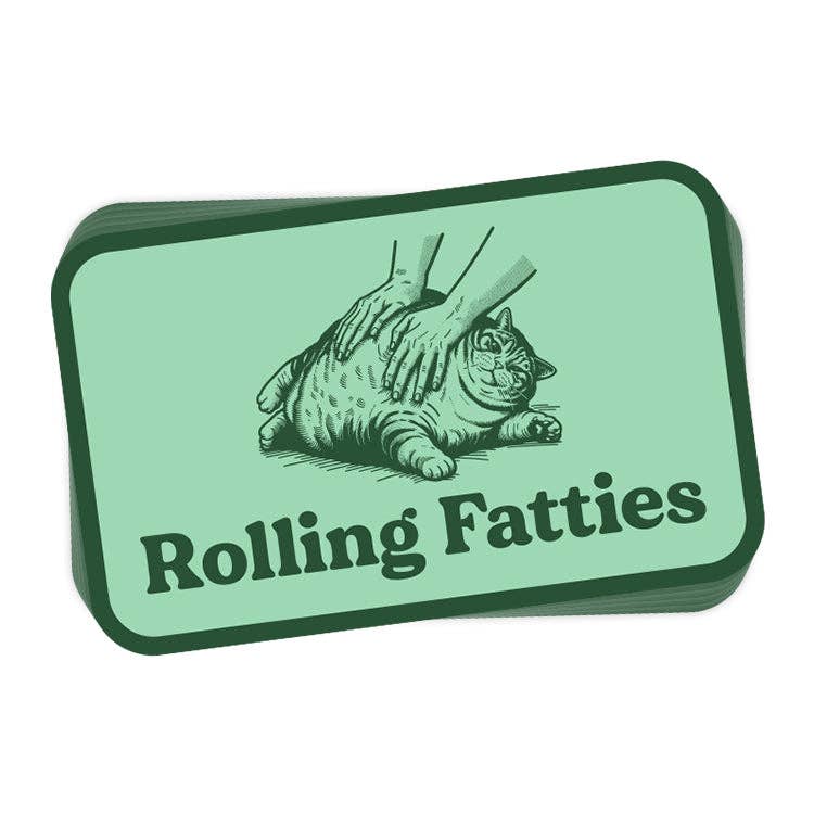 Rolling Fatties Vinyl Sticker – Bowerbird