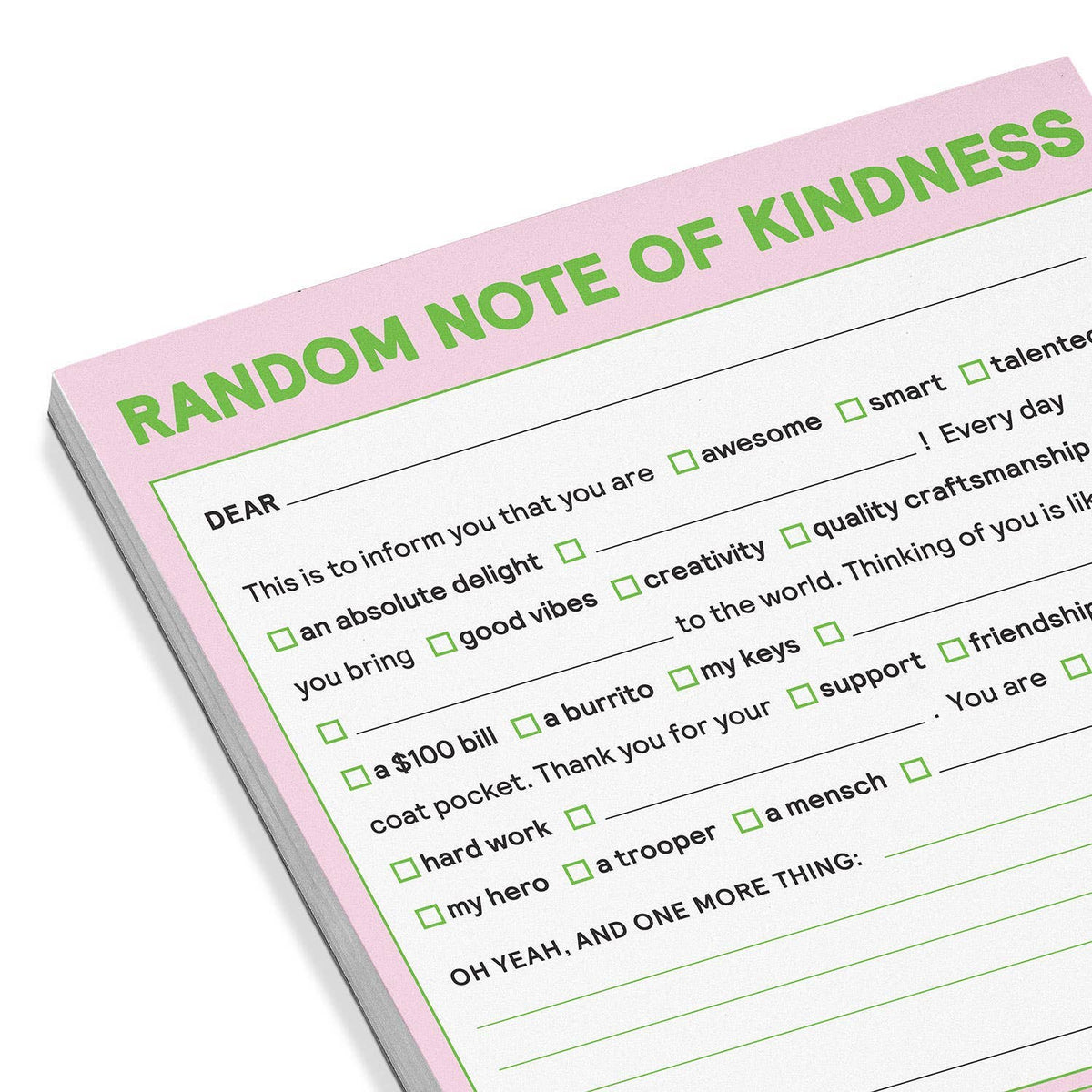 
                  
                    Random Note of Kindness Nifty Notepad
                  
                