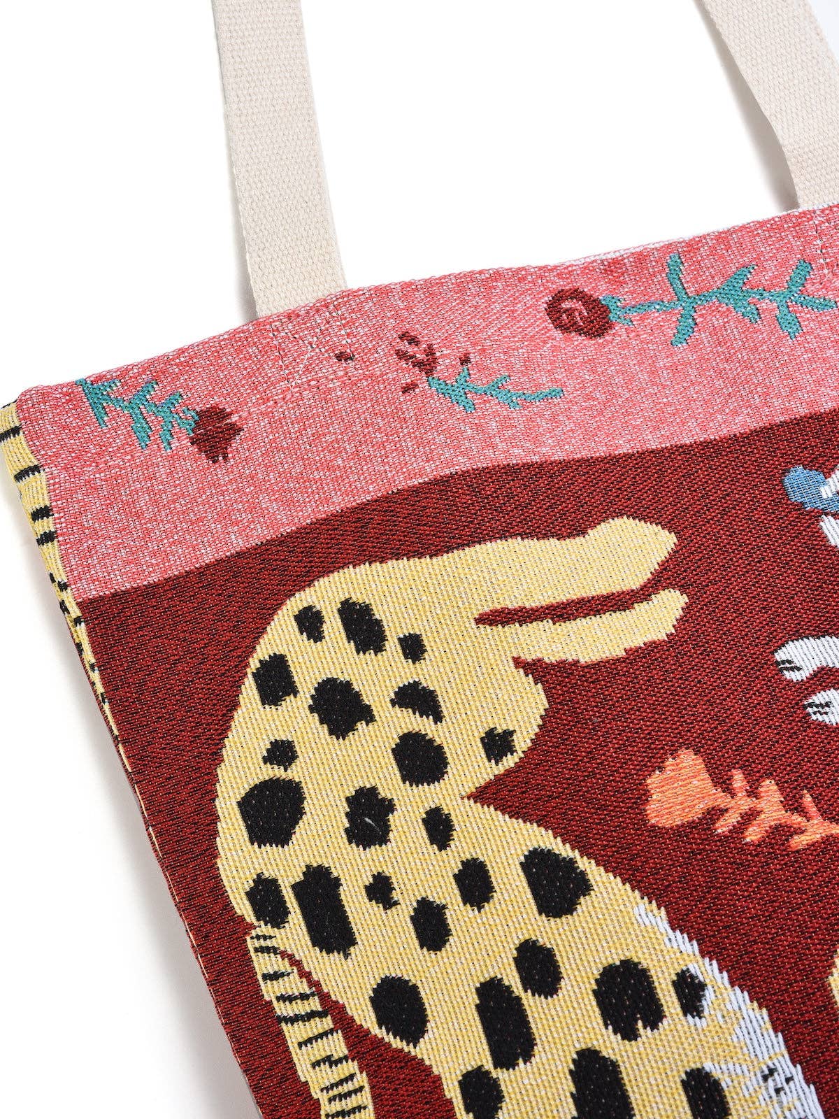 
                  
                    Wild Cats Shoulder Book Tote
                  
                