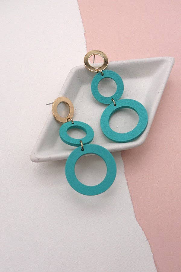 
                  
                    Wood + Metal Organic Shapes Earrings
                  
                