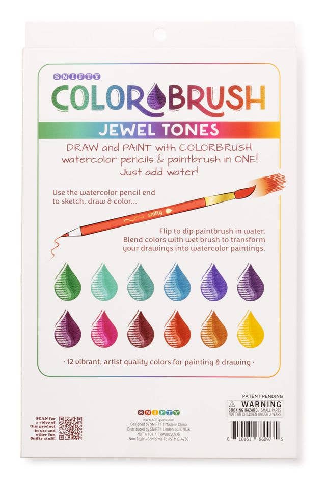 
                  
                    Colorbrush 2-in-1 Watercolor Pencil + Paintbrush Set: Jewel Tones
                  
                
