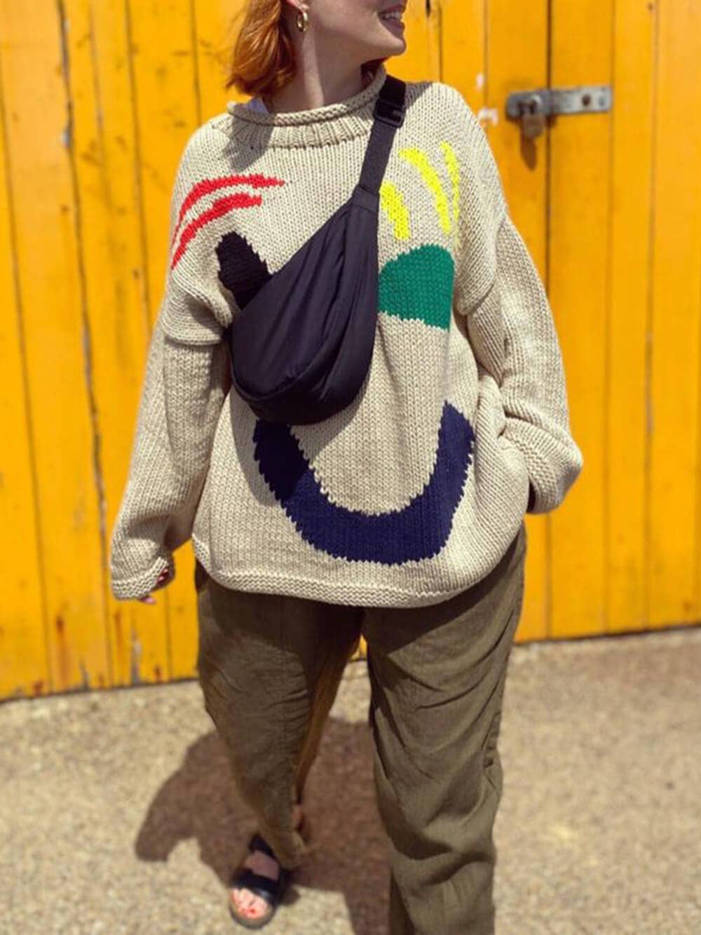 Give A Wink Knit Sweater