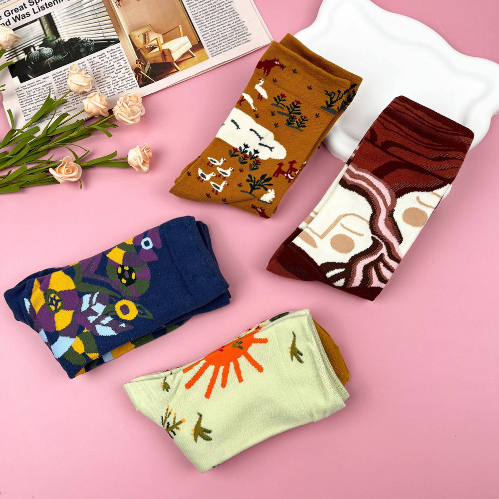 
                  
                    Artsy Oil Painting Mid-Calf Socks
                  
                