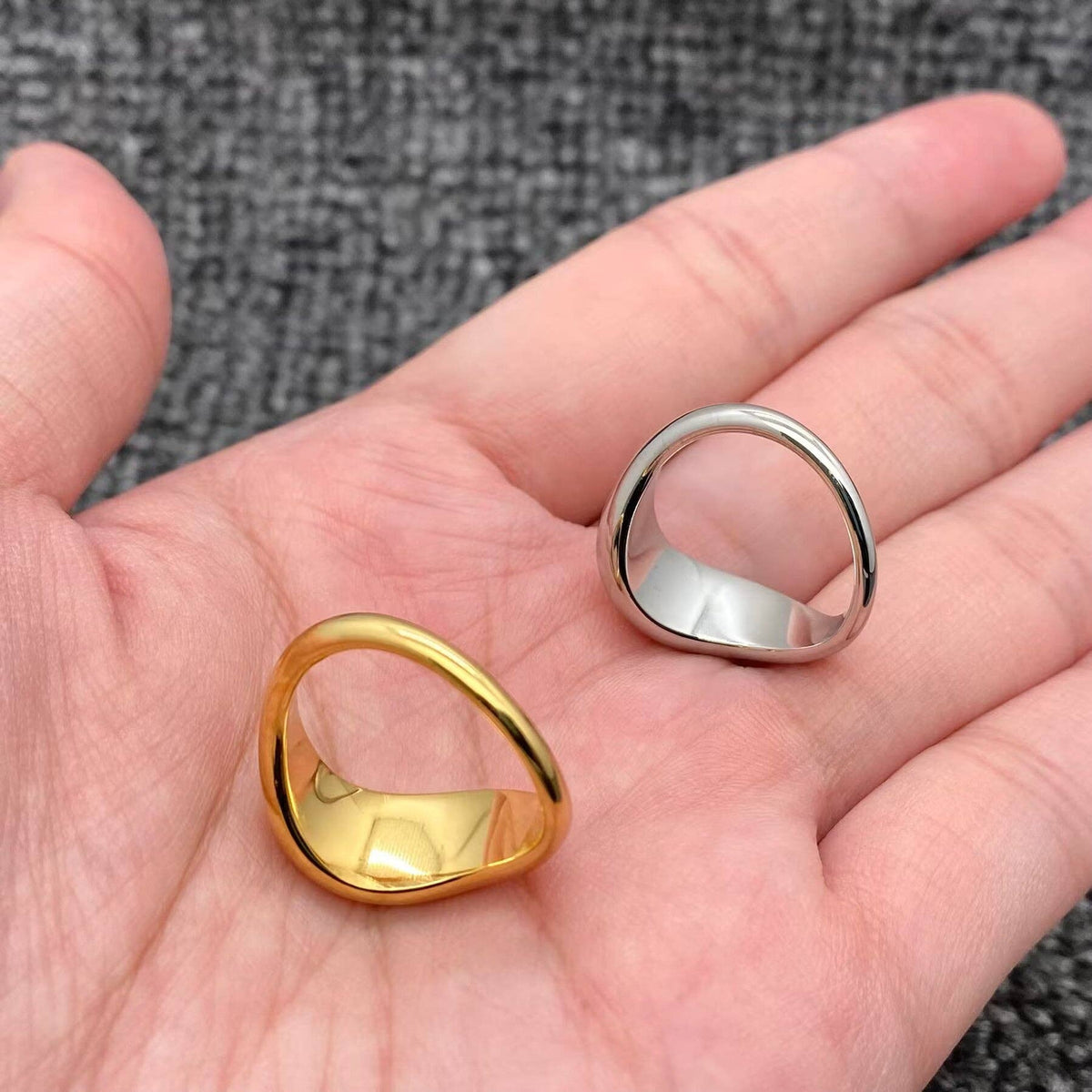 
                  
                    Chunky Wave Ring
                  
                