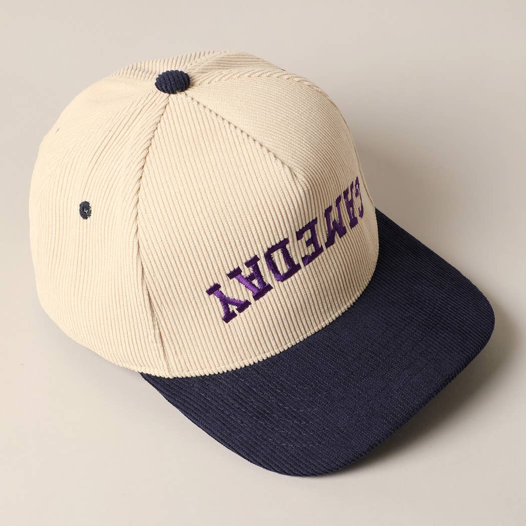 
                  
                    Upside Down "Game Day" Corduroy Cap
                  
                