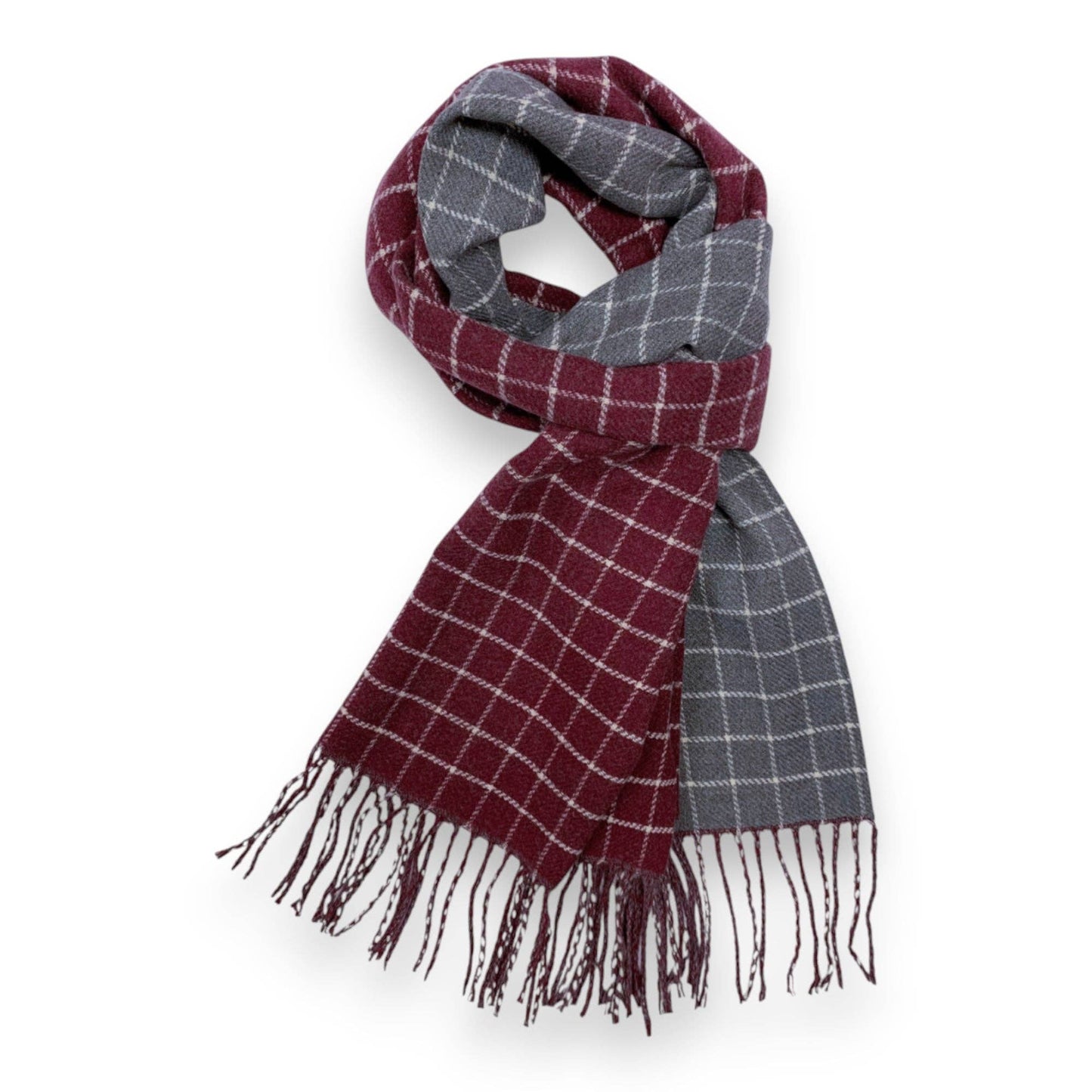 
                  
                    Colorblock Grid Cashmere Blend Scarf
                  
                