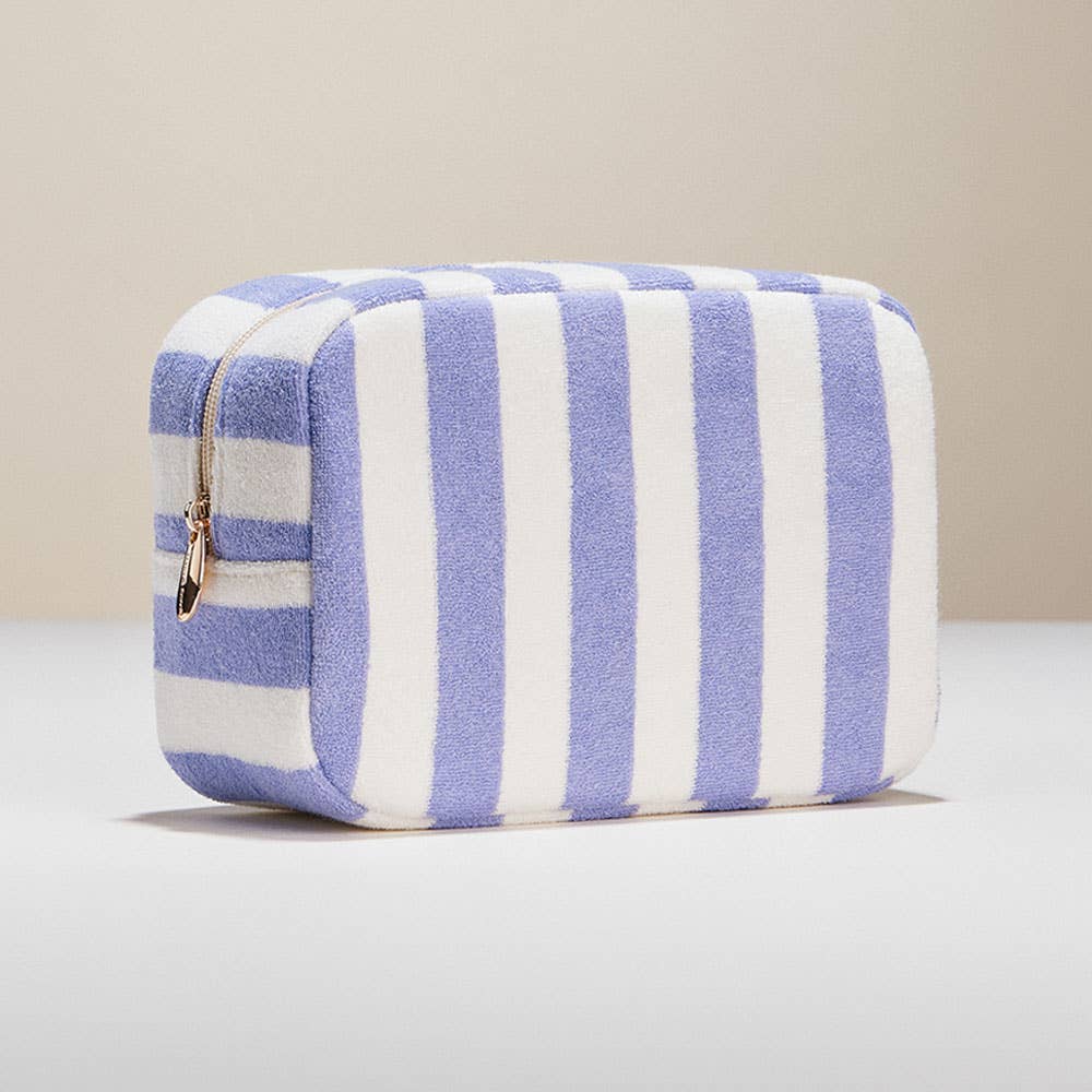 
                  
                    Cotton Terry Cabana Striped Zip Pouch
                  
                