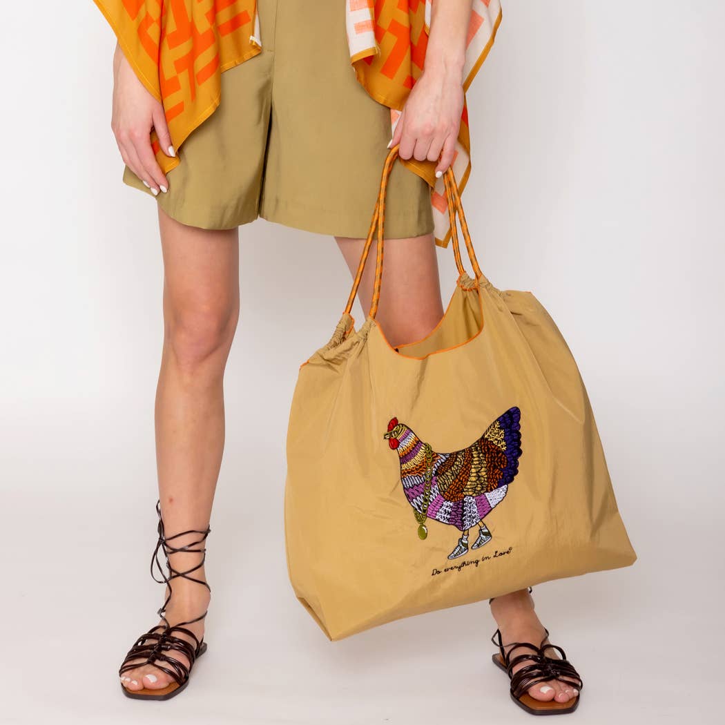 
                  
                    Blingy Rooster Canvas Tote
                  
                