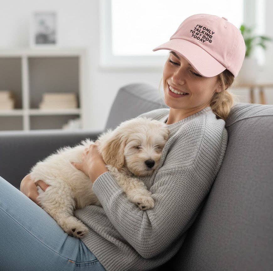 
                  
                    I'm Only Talking to My Dog Today Baseball Cap
                  
                