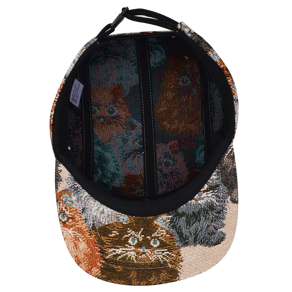 
                  
                    Jacquard 5 Panel Hat "90s Cat Tapestry"
                  
                