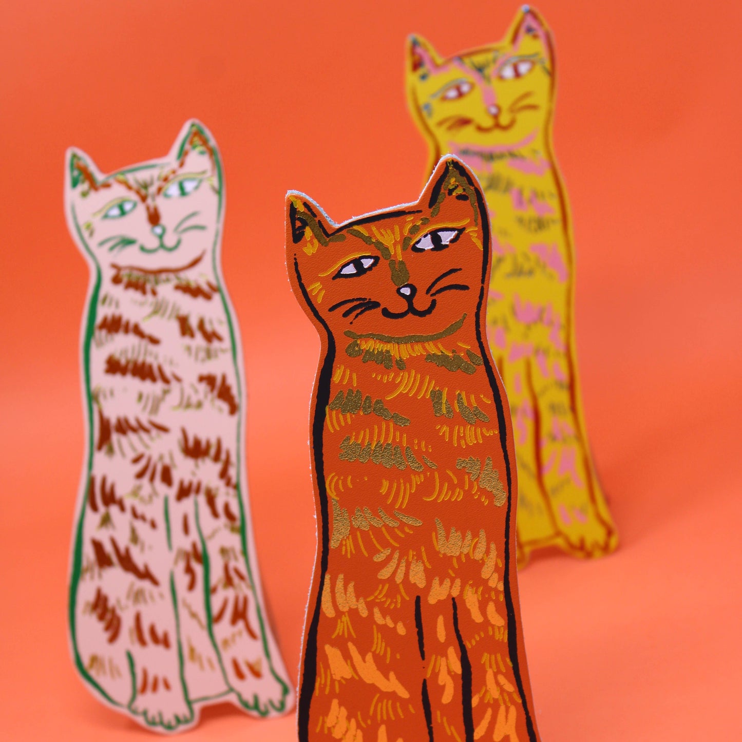 
                  
                    Cat Tails Leather Bookmark
                  
                