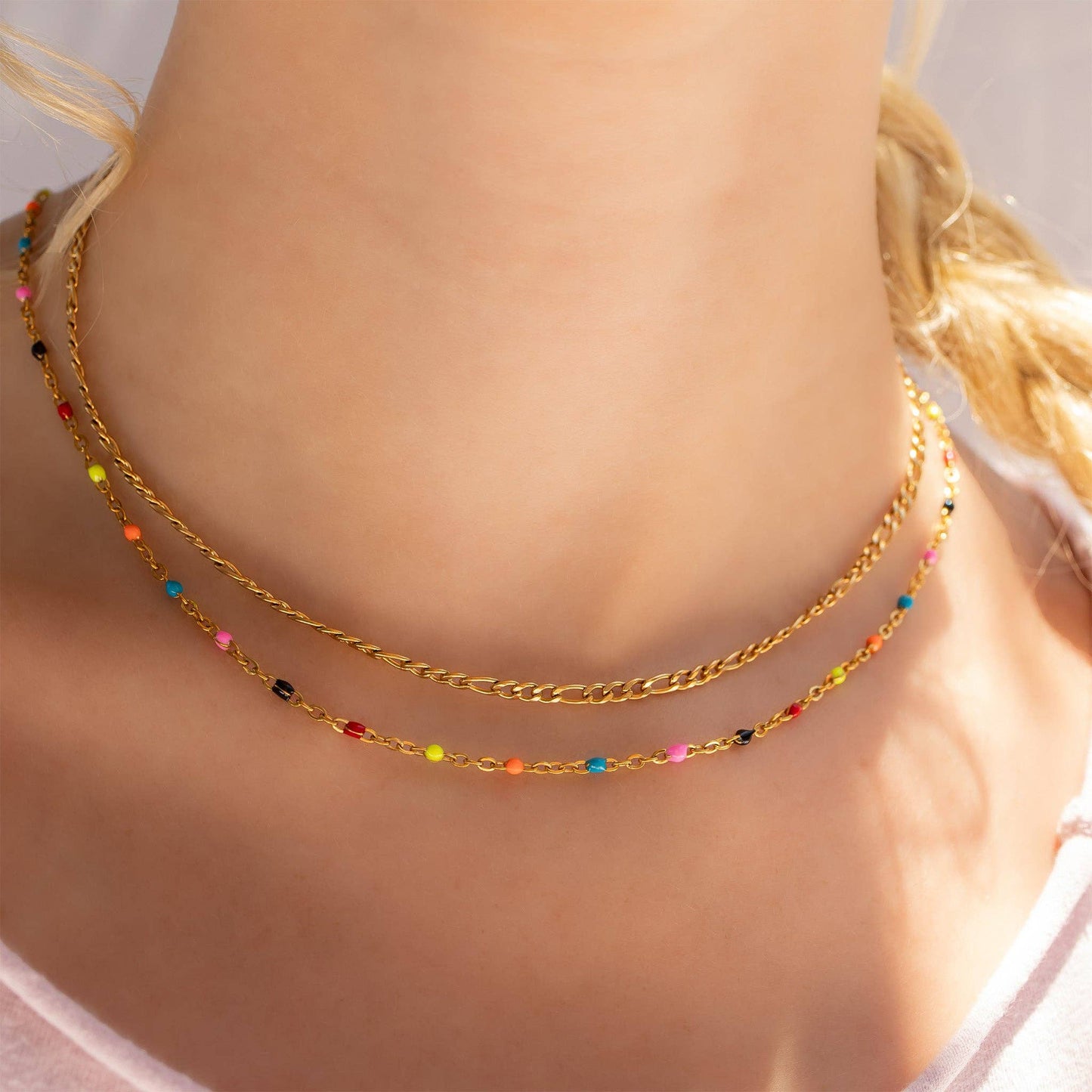 
                  
                    Confetti Chain Necklace
                  
                