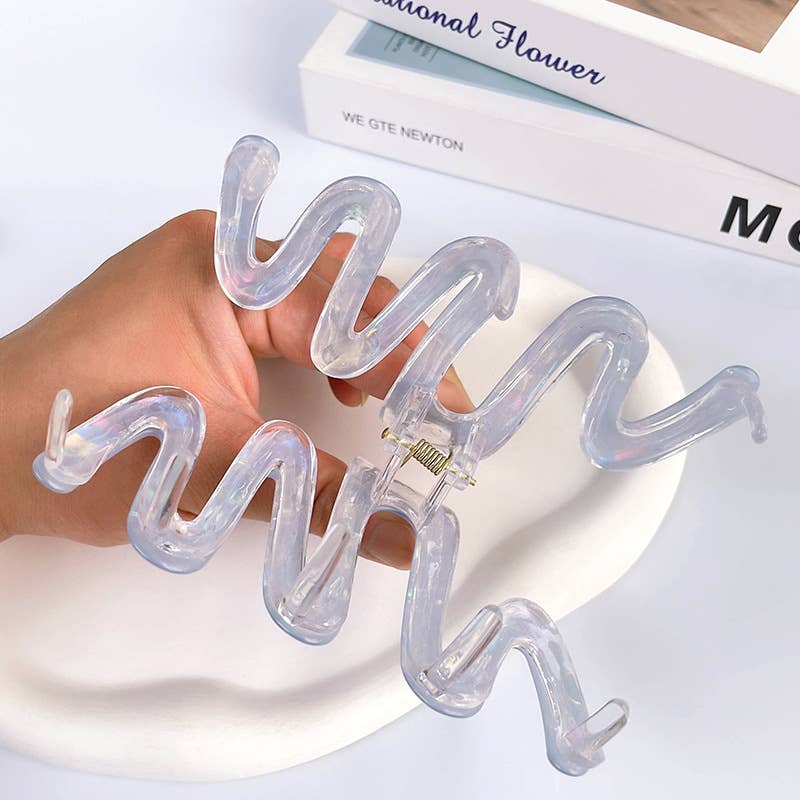 
                  
                    Pearly Squiggle Hair Claw
                  
                