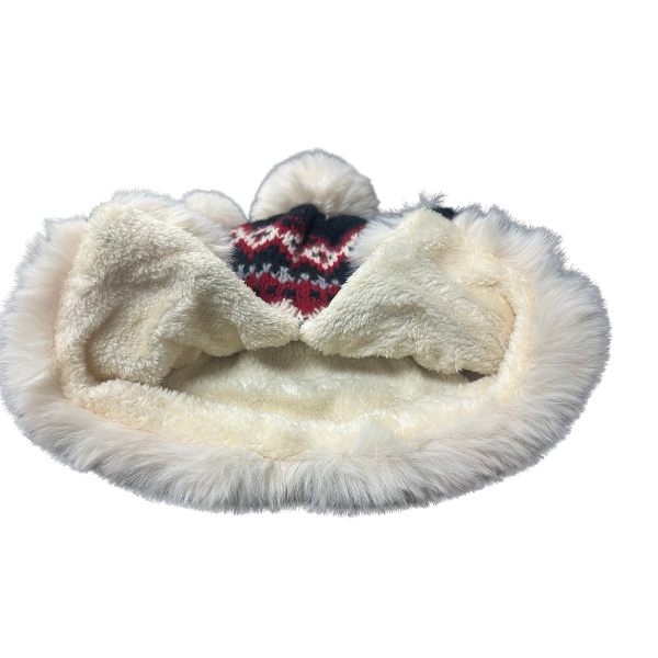 
                  
                    Plush Lined Knit Trapper Bonnet
                  
                