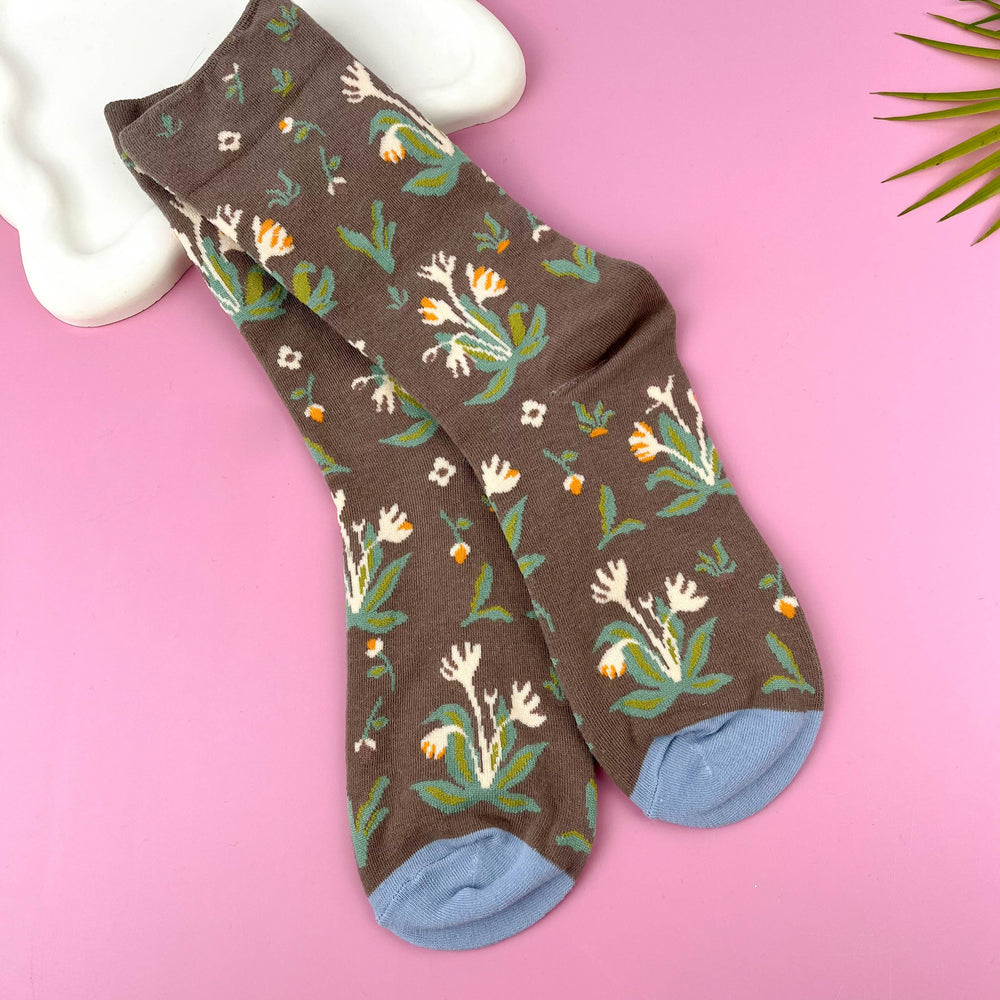 
                  
                    Mural Cotton Mid-Calf Socks
                  
                