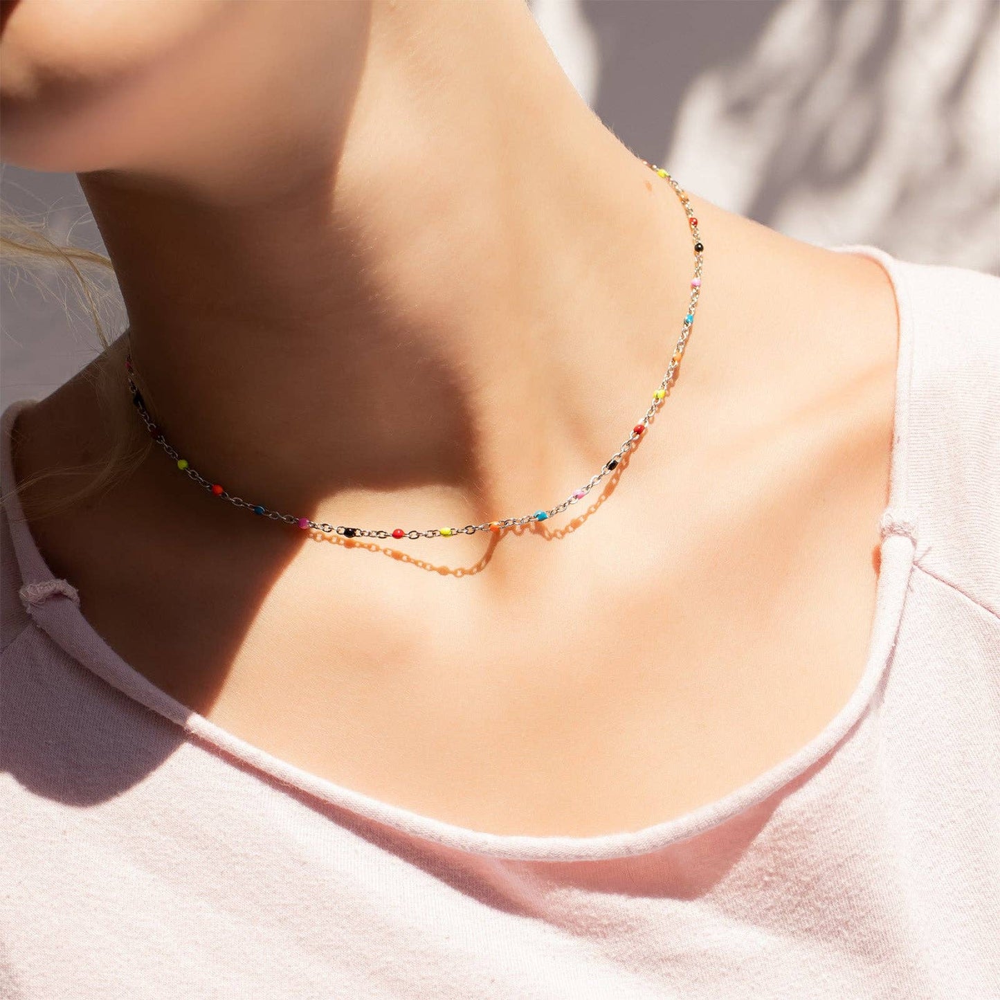 
                  
                    Confetti Chain Necklace
                  
                