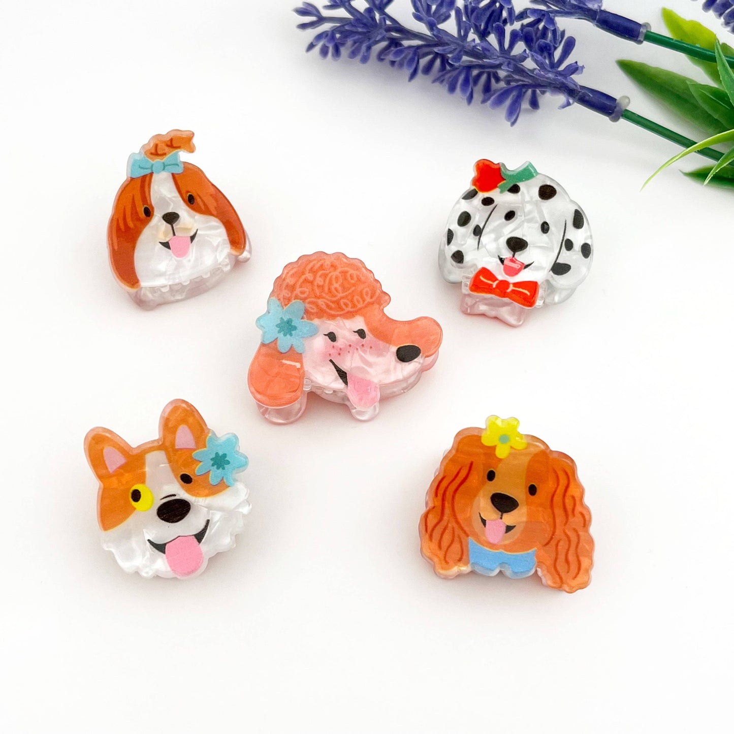 
                  
                    Mini Claw Clips - Playful Pups
                  
                