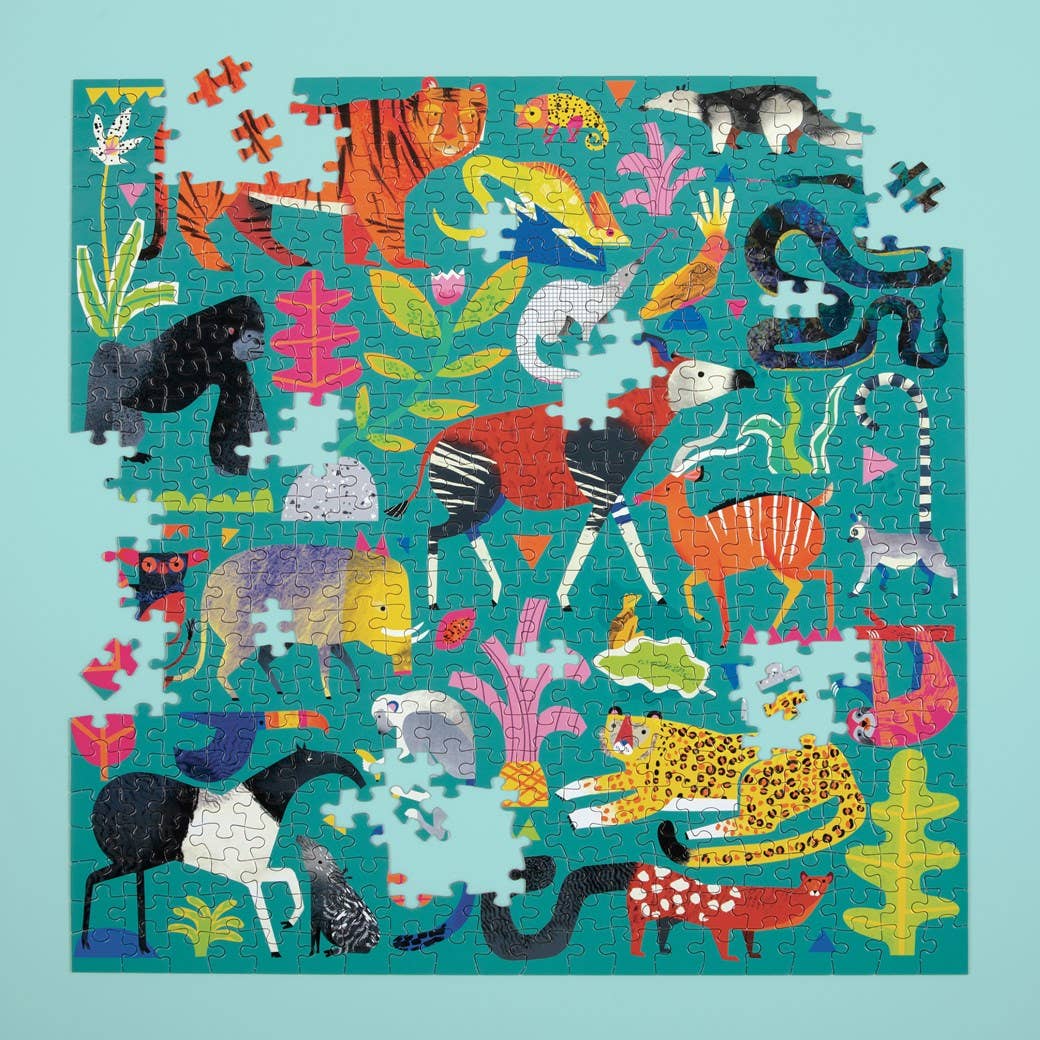 
                  
                    Rainforest Animals 500 Piece Family Puzzle by Galison
                  
                