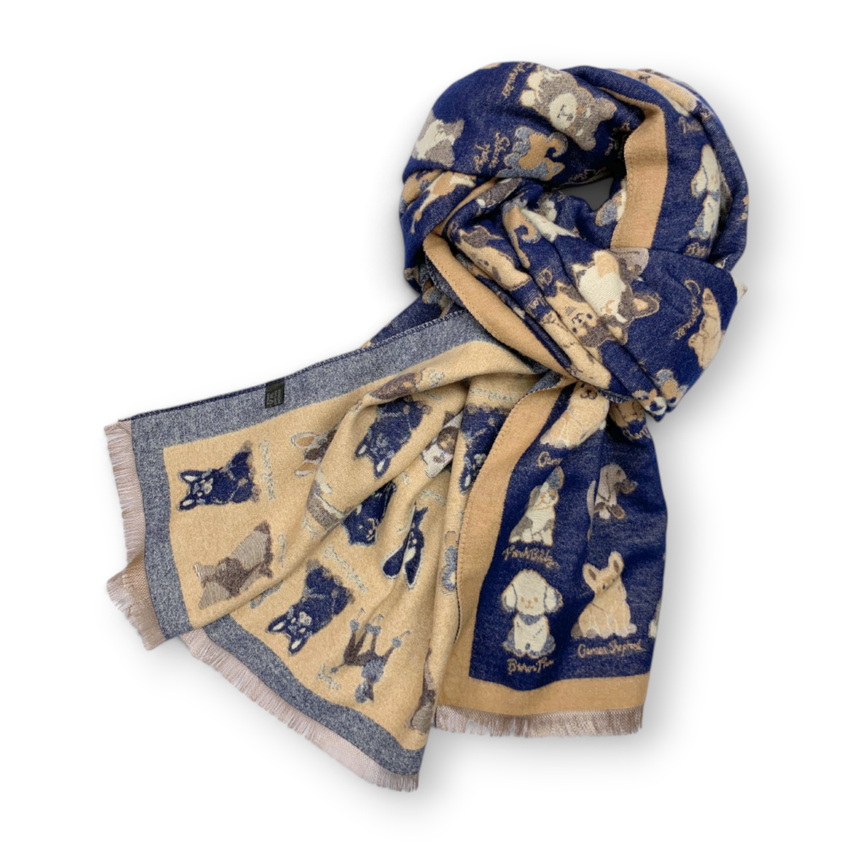 
                  
                    Dog Breeds Reversible Cashmere Blend Winter Scarf
                  
                
