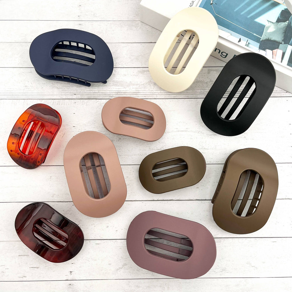 Matte Oval Hair Clip