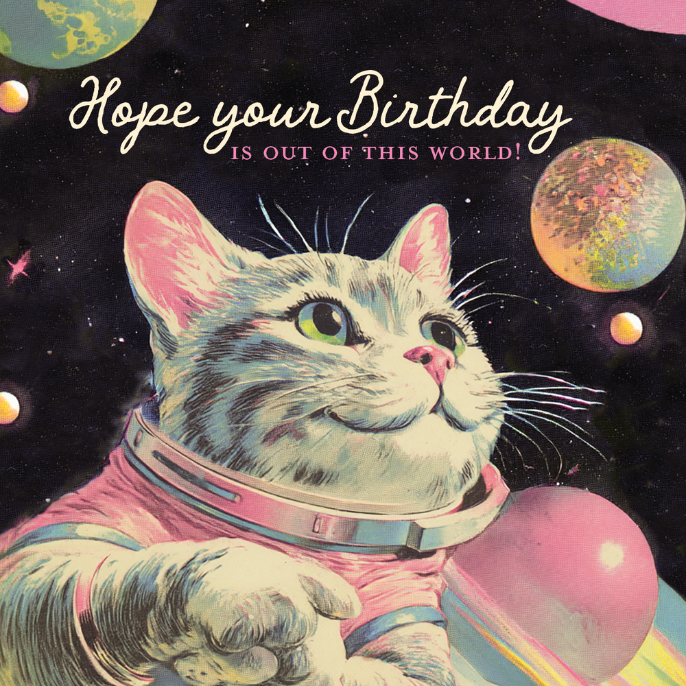 
                  
                    Out of This World Cat - Birthday
                  
                