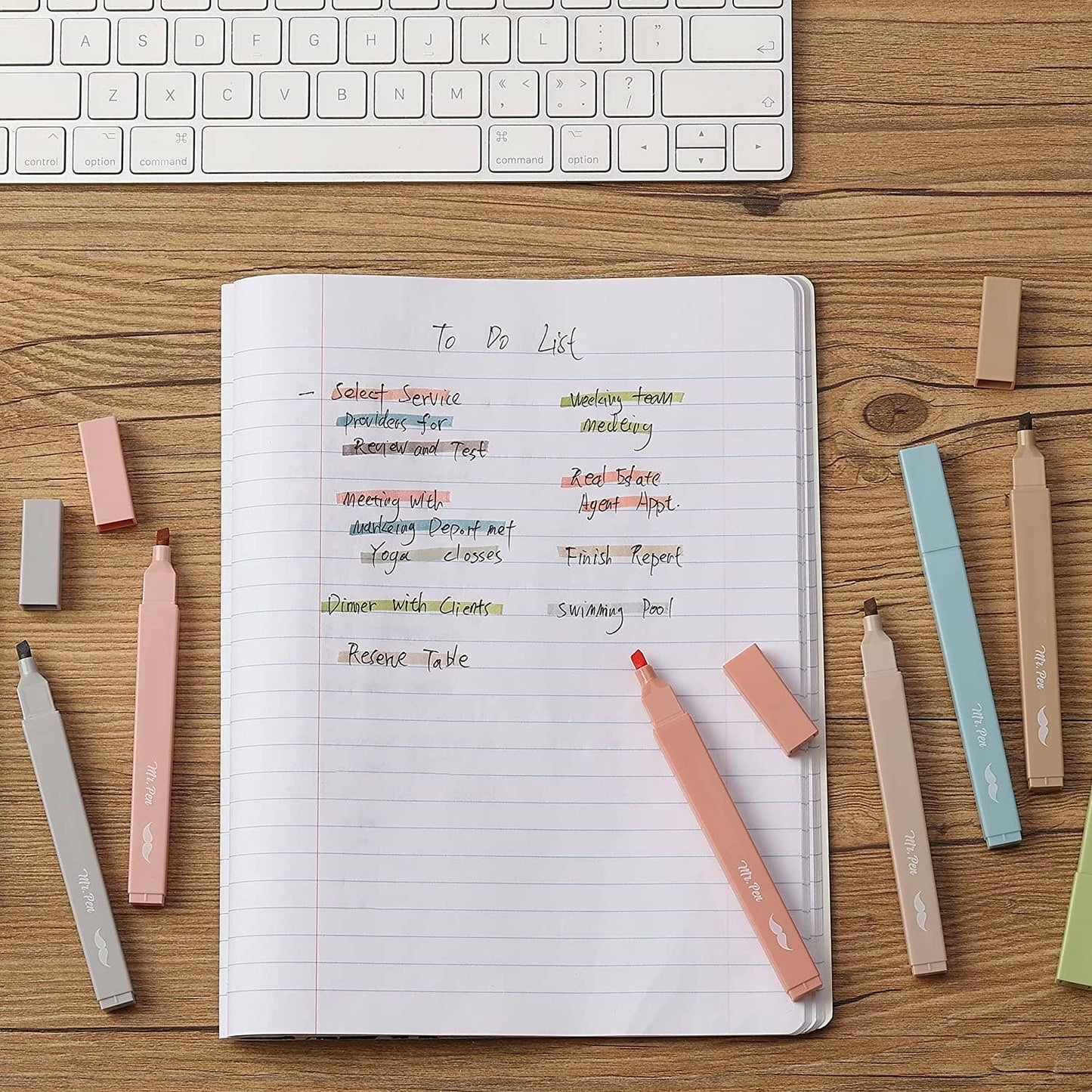 
                  
                    Soft Tone Chisel Tip Highlighters: Set of 8
                  
                