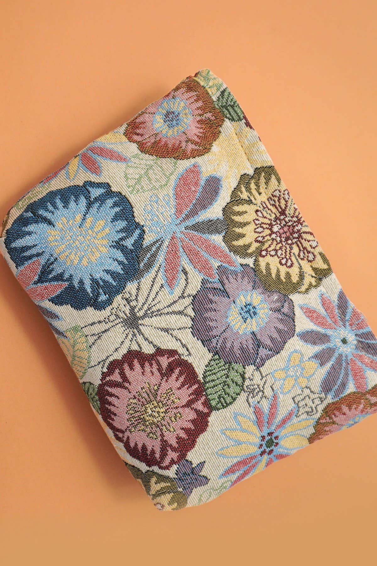 
                  
                    Jacquard Floral Zip Pouch
                  
                