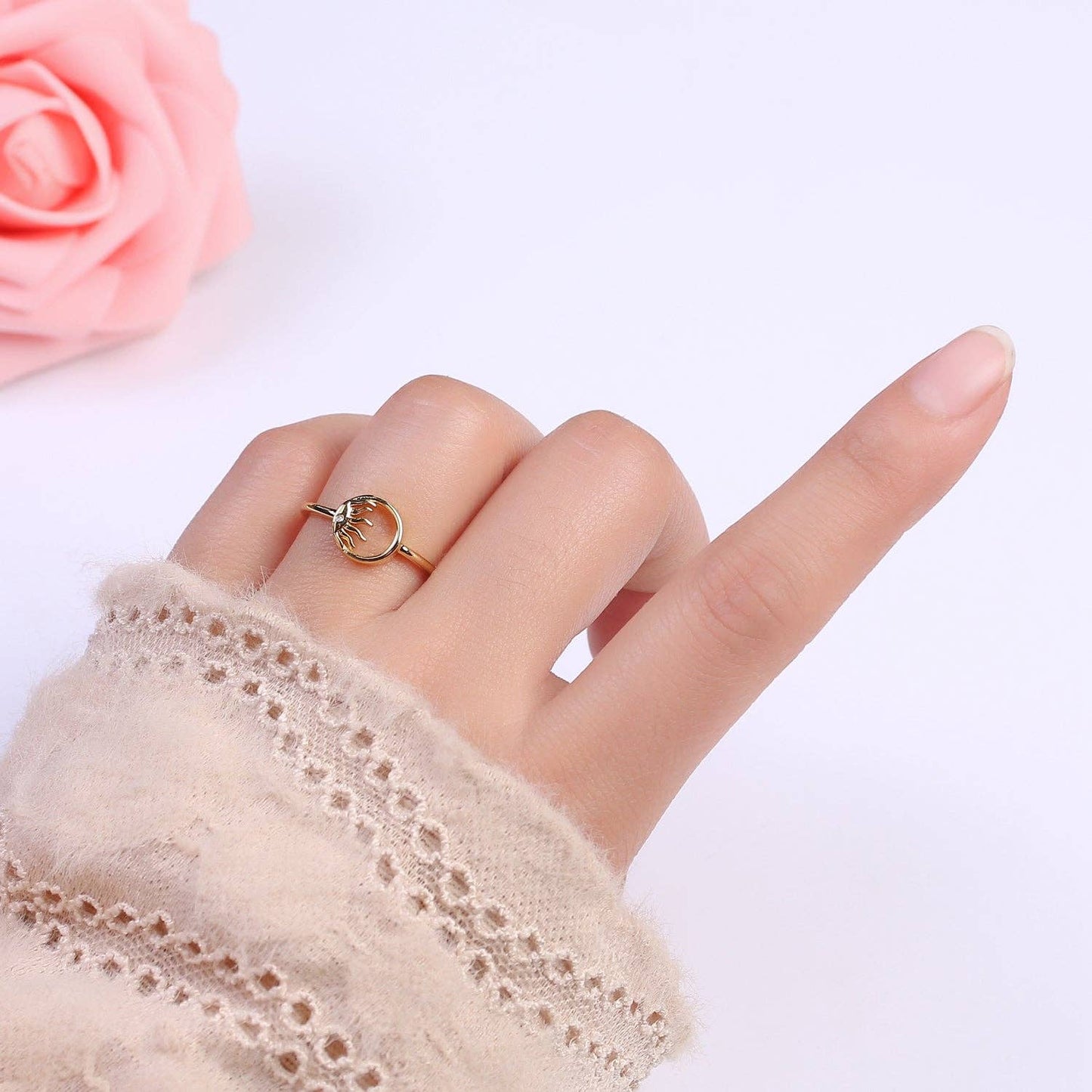 
                  
                    Celestial Sun Adjustable Ring
                  
                