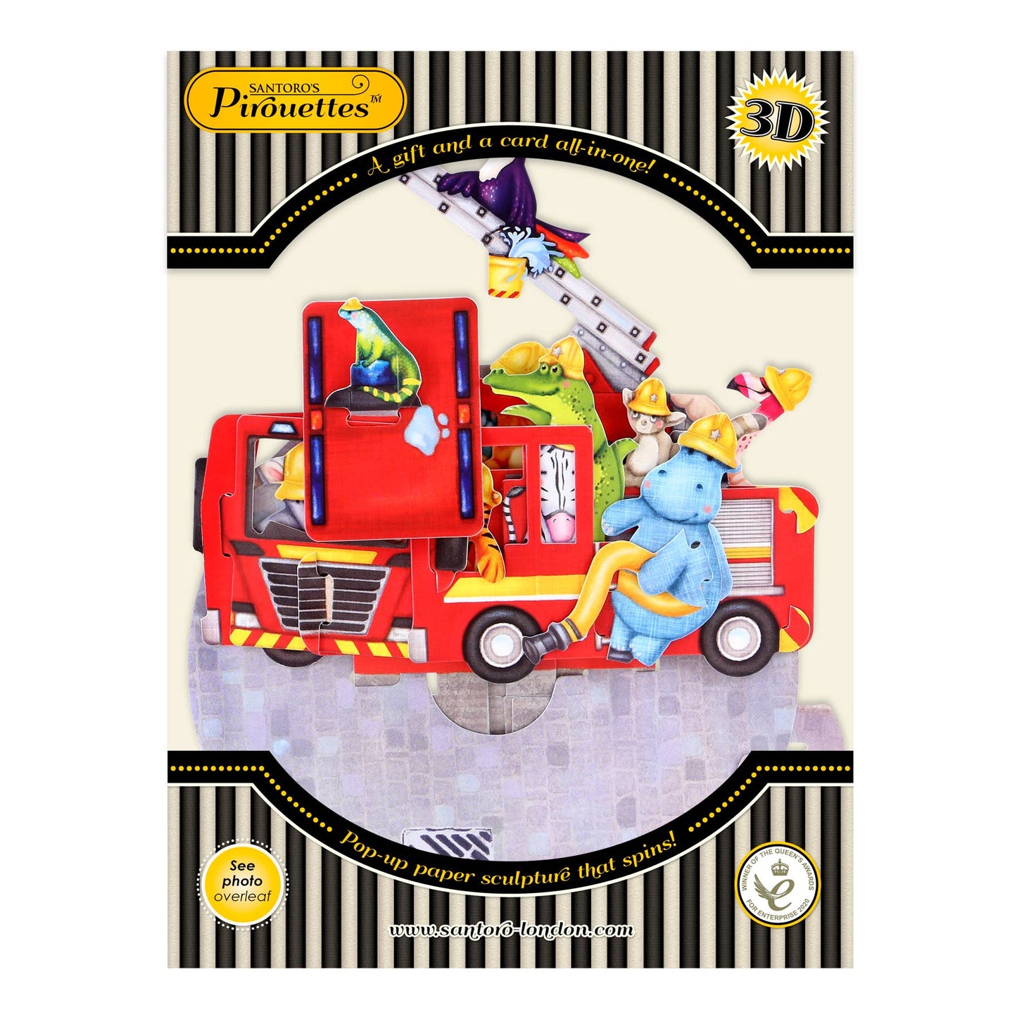 
                  
                    Fire Truck 3D Card
                  
                