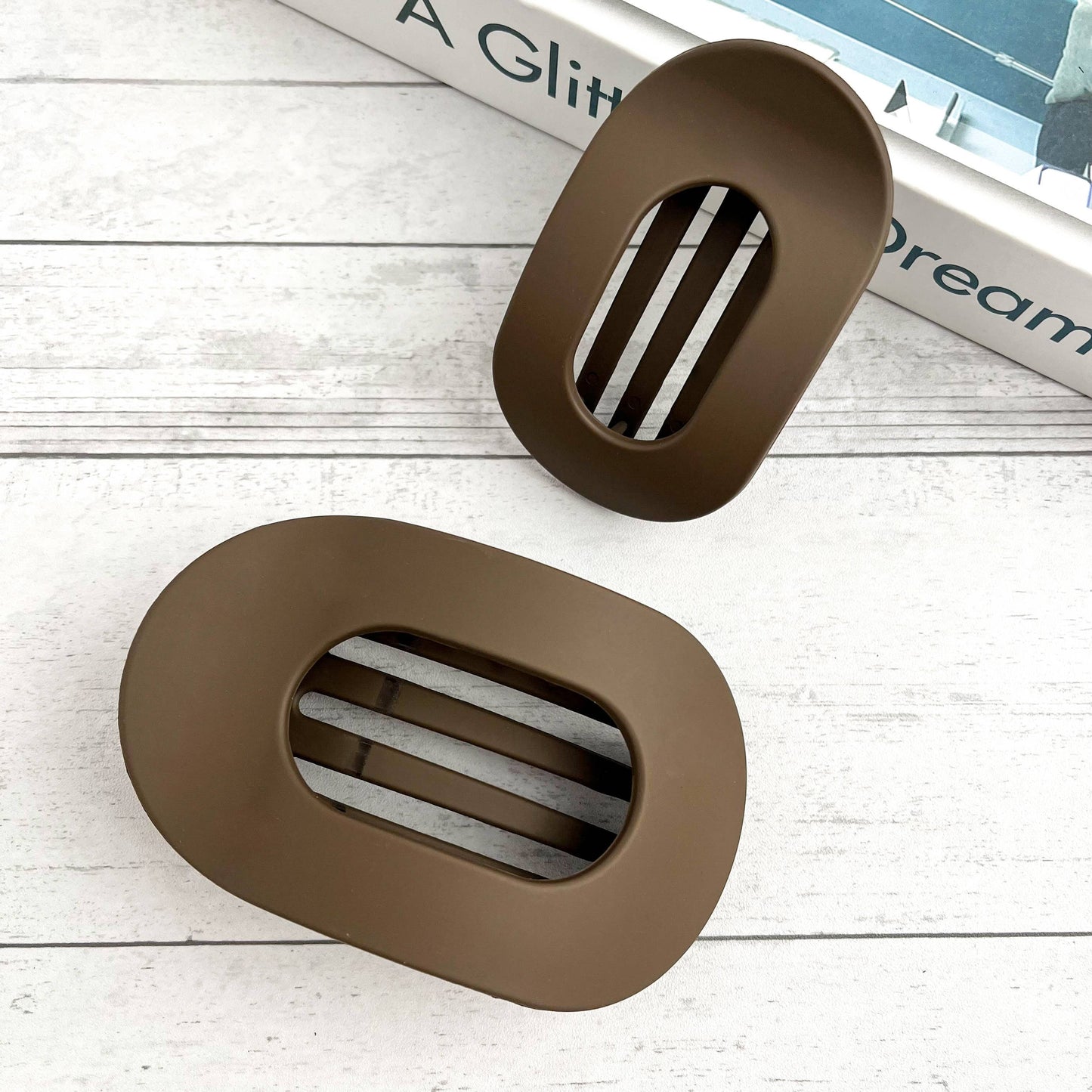 
                  
                    Matte Oval Hair Clip
                  
                