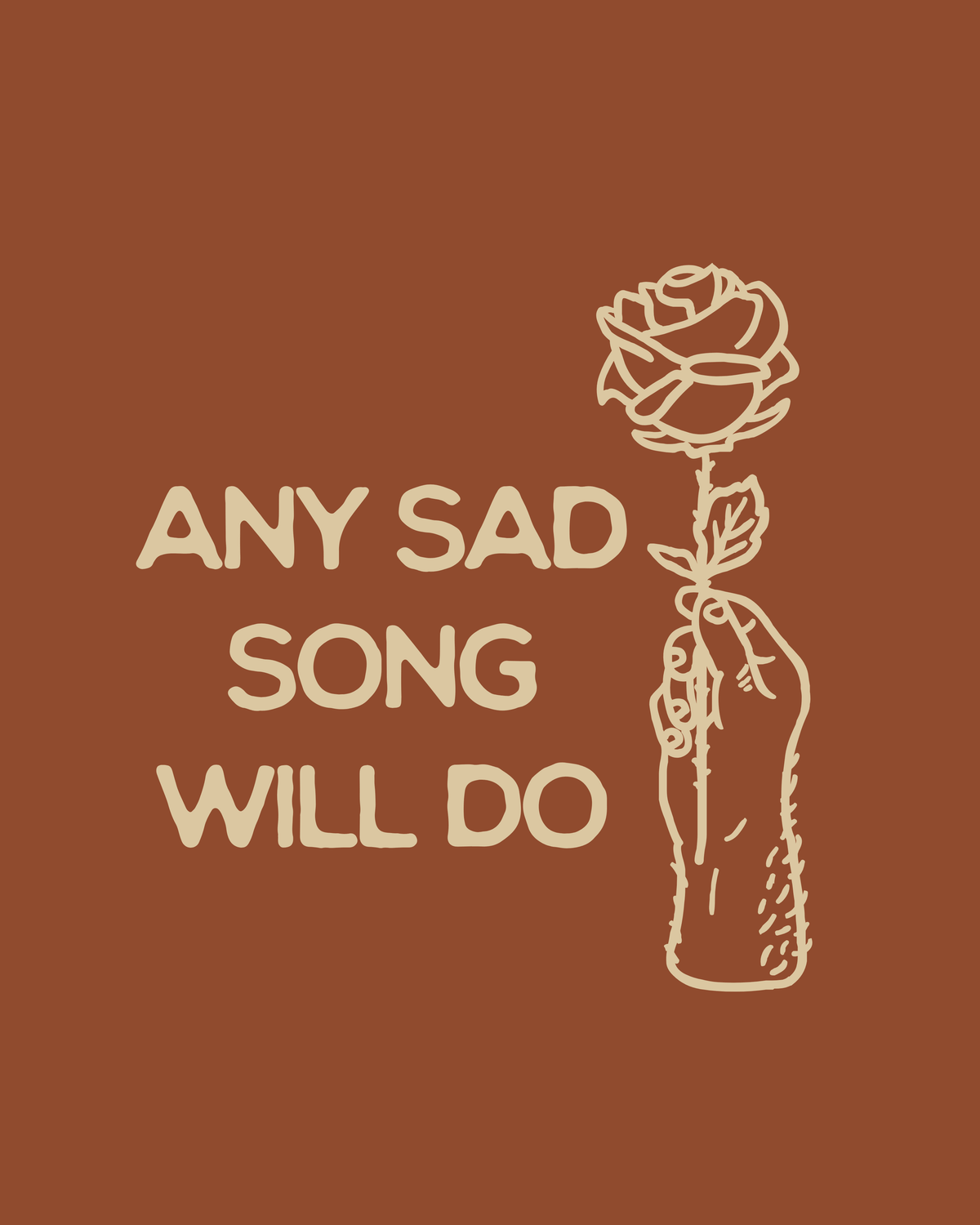 
                  
                    "Any Sad Song" 8x10 Giclee Print
                  
                