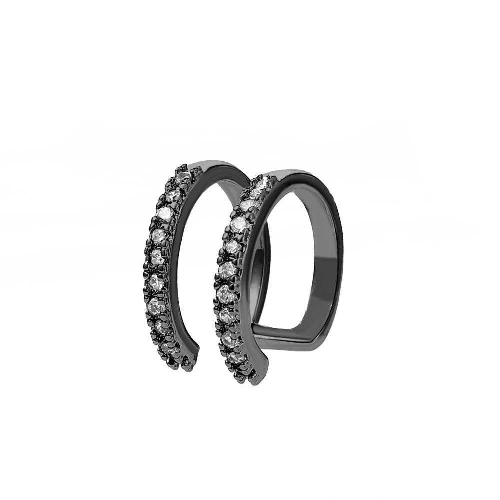 
                  
                    CZ Embedded Double Layer Ear Cuffs
                  
                