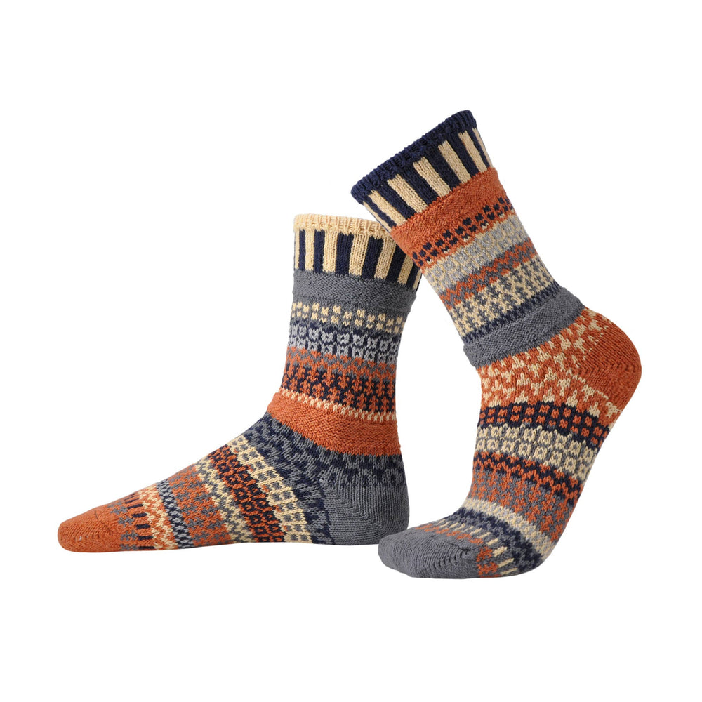 Nutmeg Mismatch Crew Socks