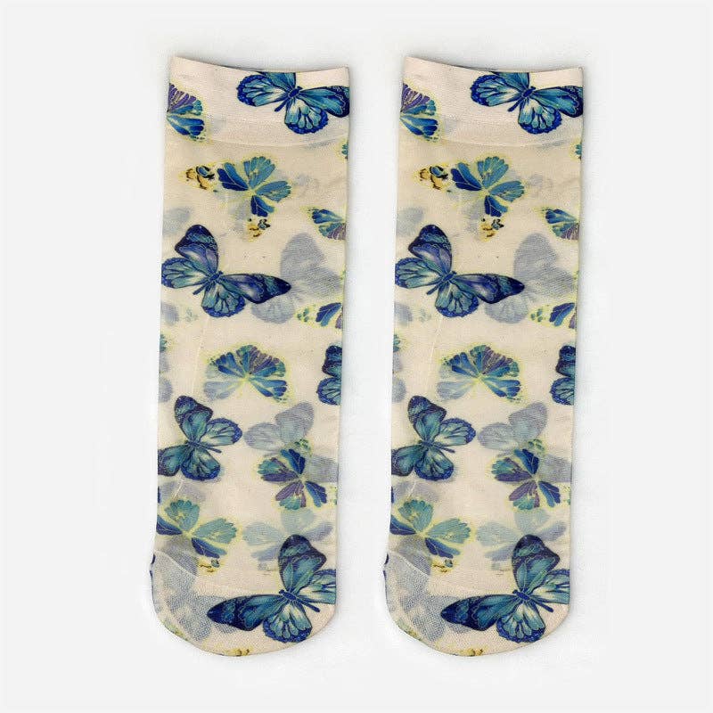 
                  
                    Sheer Butterfly Socks
                  
                