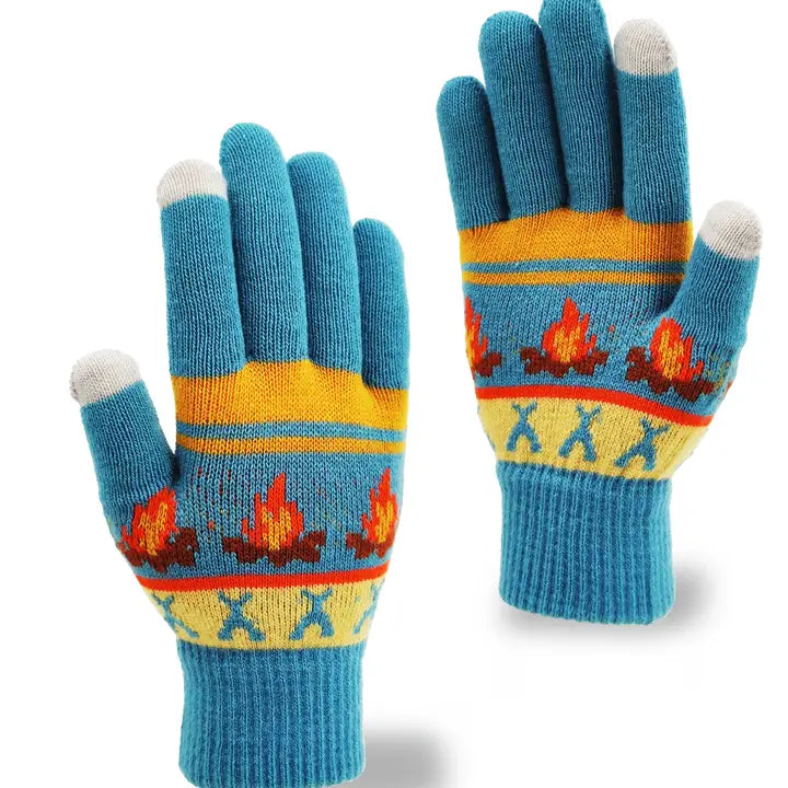 Campfire Knit Touchscreen Gloves