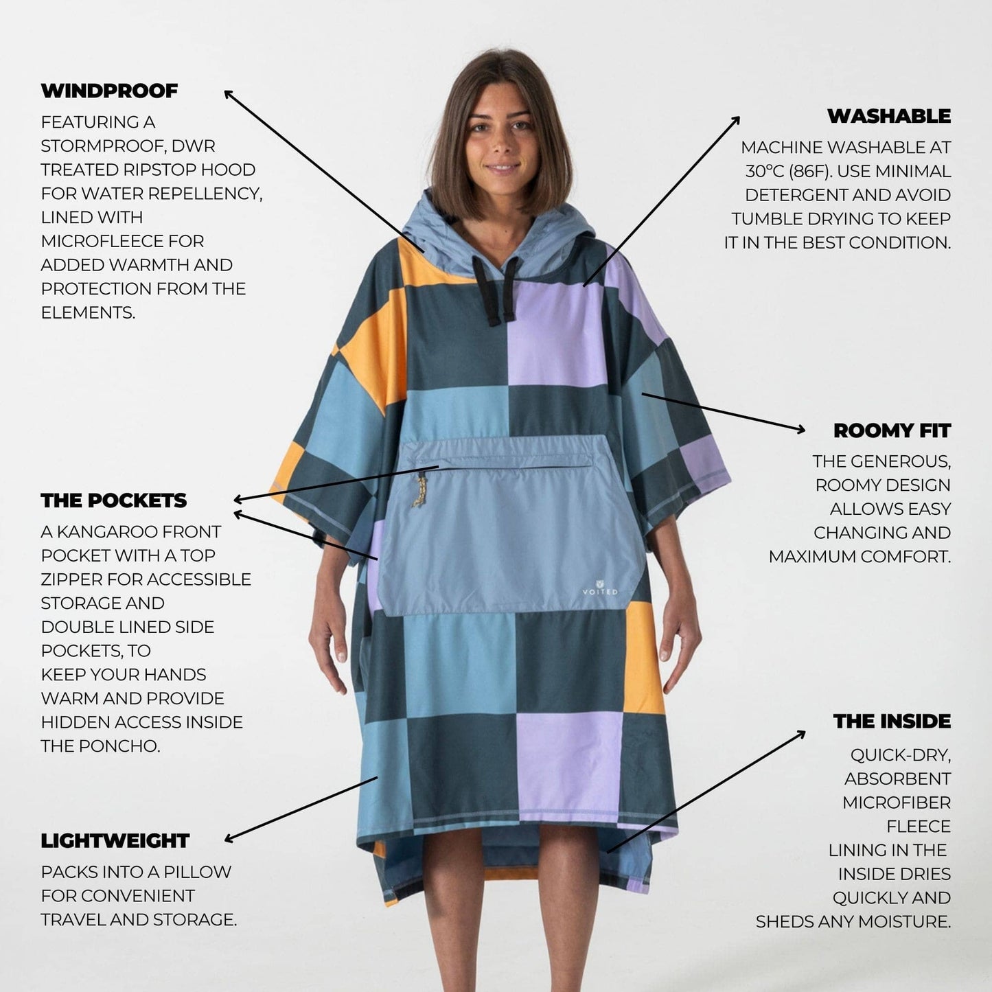 
                  
                    Micro Fleece Poncho
                  
                