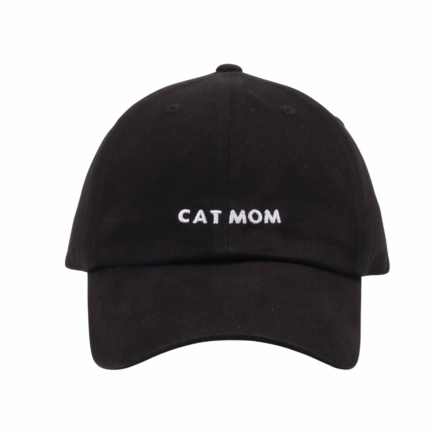 
                  
                    "Cat Mom" Soft Embroidered Cotton Baseball Cap
                  
                