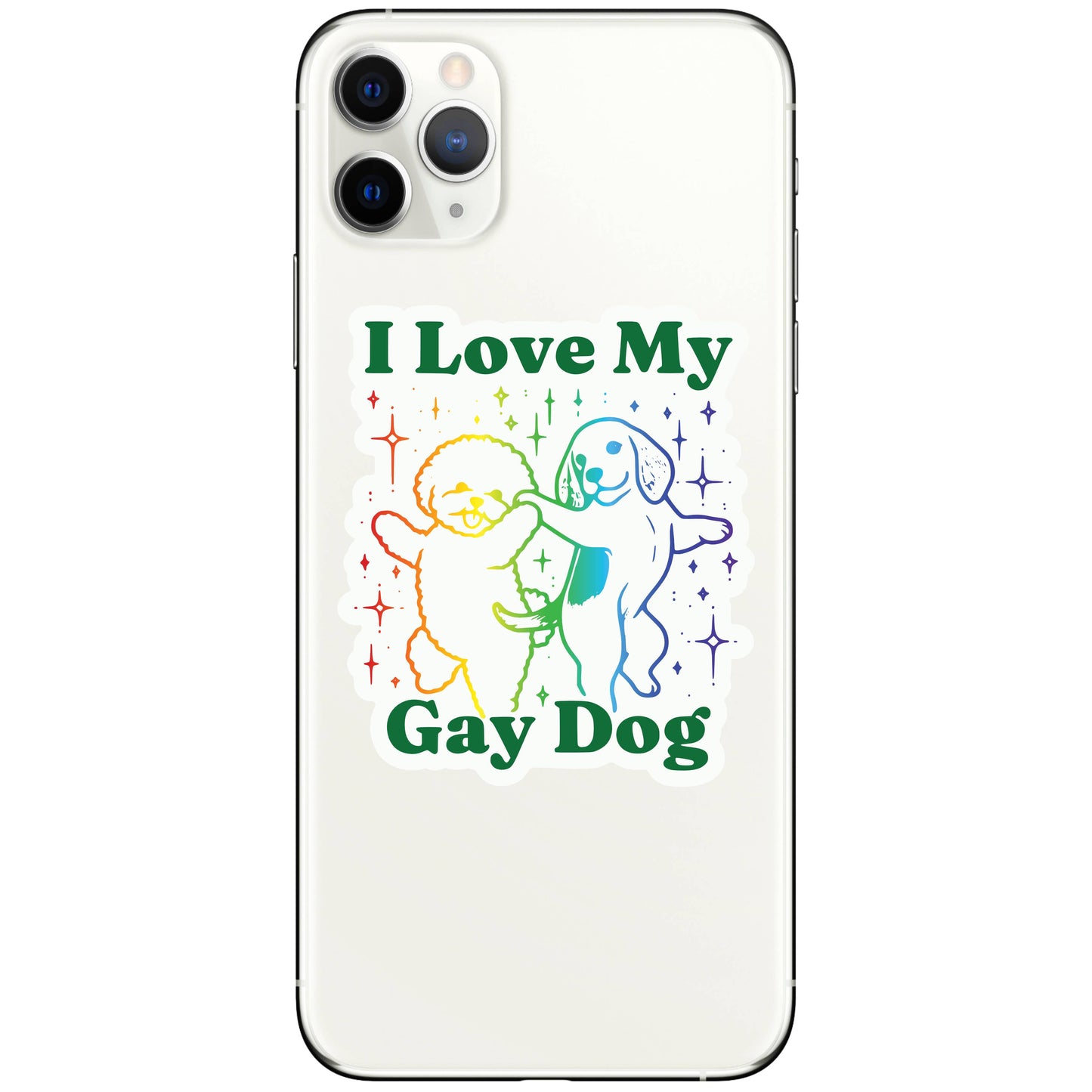 
                  
                    I Love My Gay Dog Vinyl Sticker
                  
                
