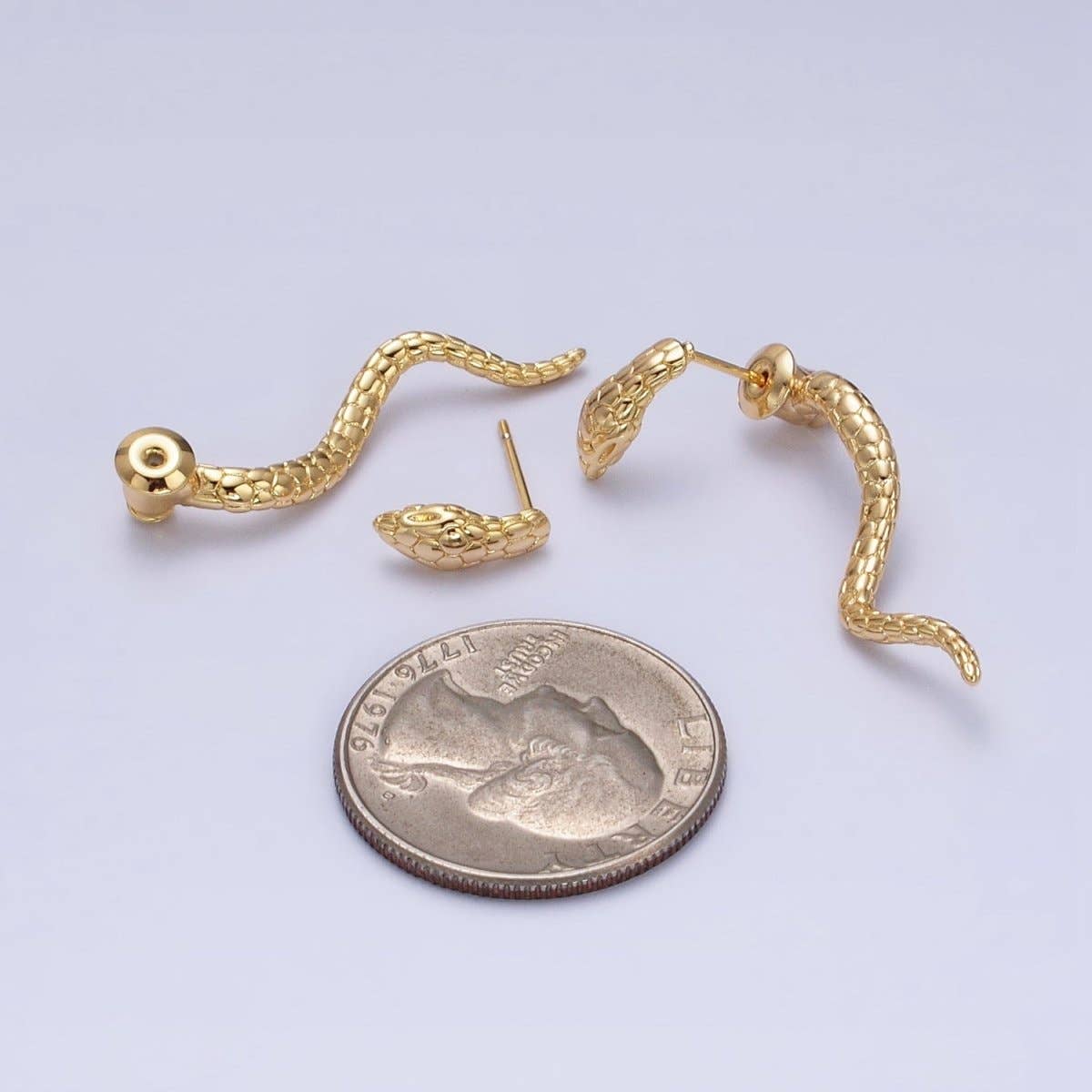 
                  
                    Snake Jacket Earrings
                  
                