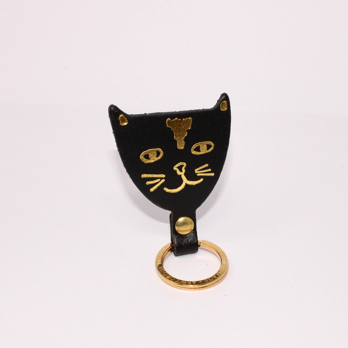 
                  
                    Cat Leather Key Fob
                  
                
