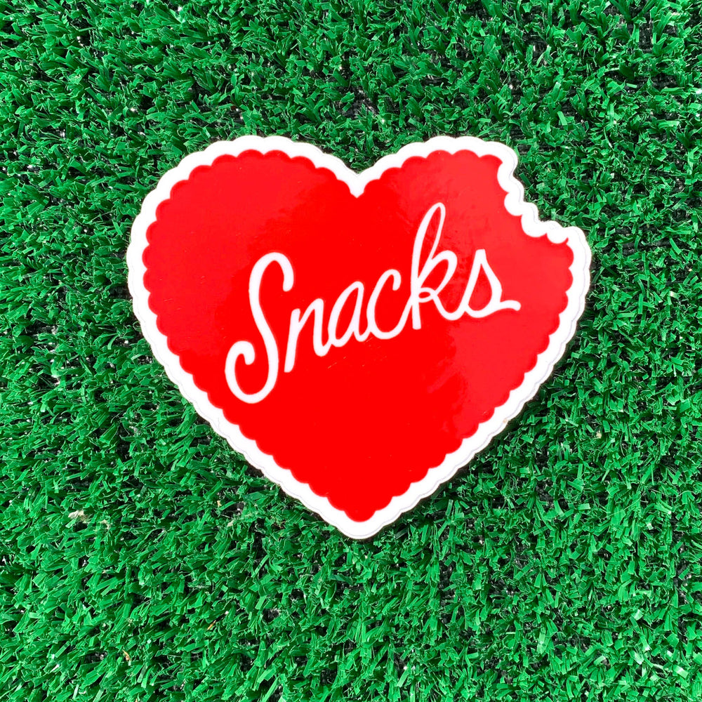 Snacks Heart Sticker