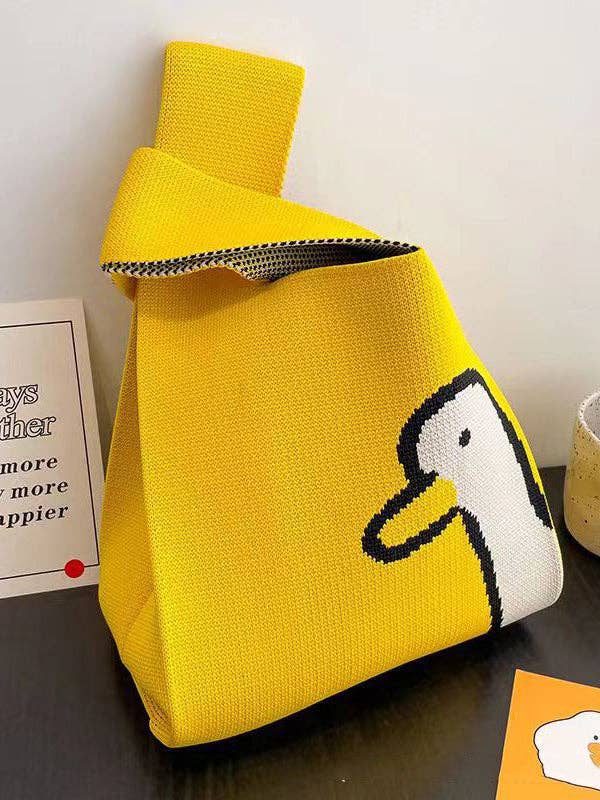 
                  
                    Knit Tote: Duck No. 2
                  
                